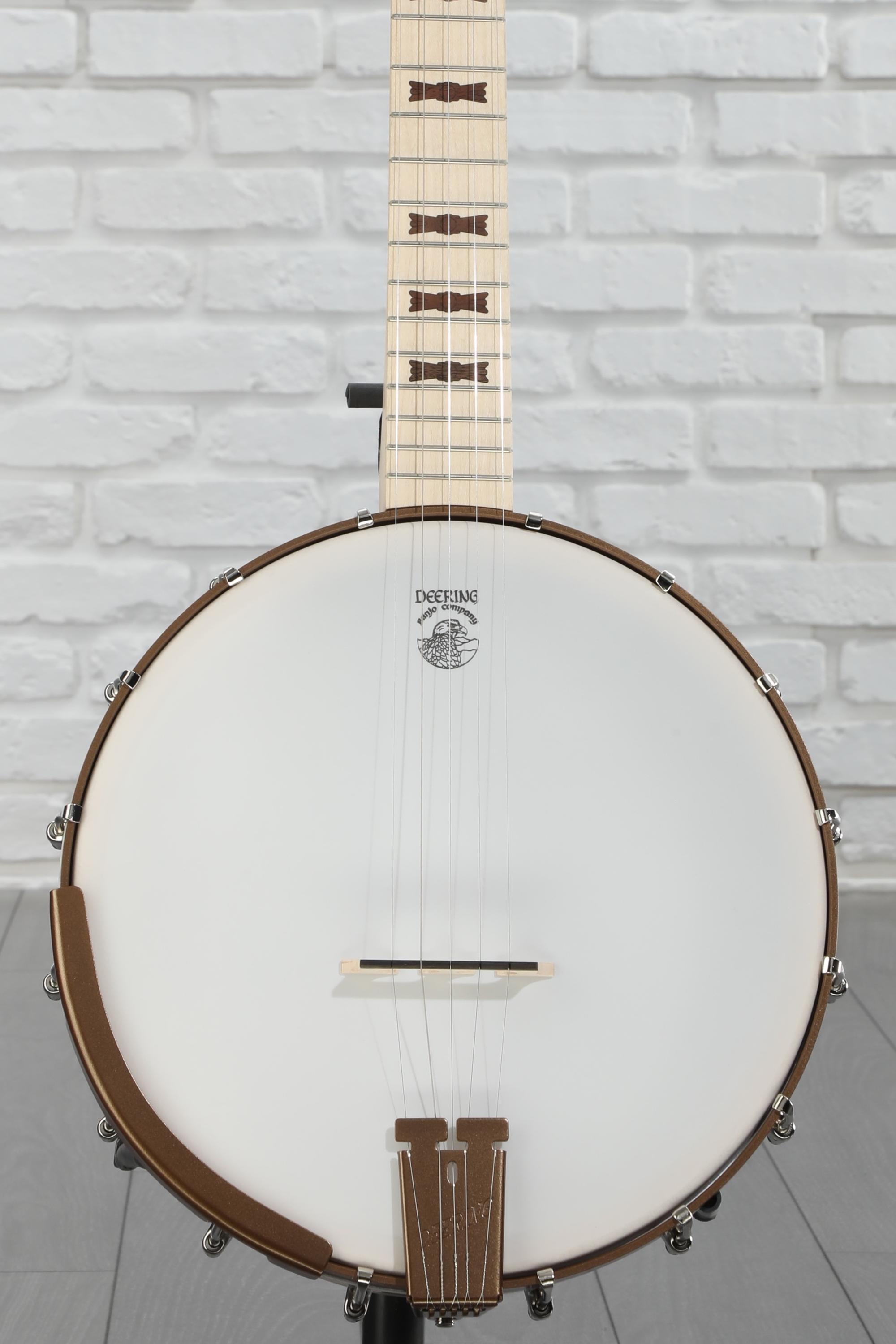 Deering Goodtime Open-back 5-string Banjo - Blonde Satin