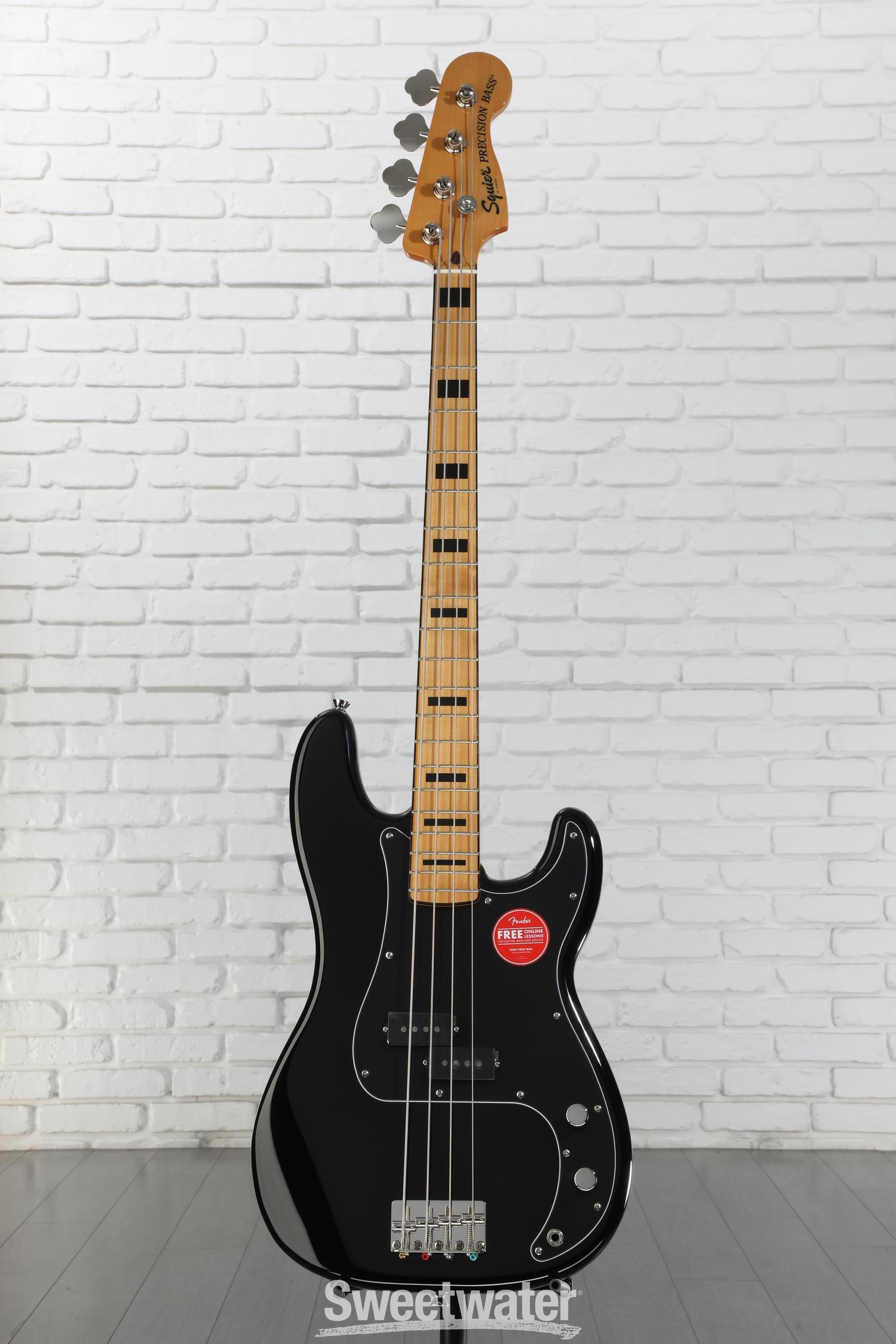 Squier Classic Vibe '70s Precision Bass - Black | Sweetwater