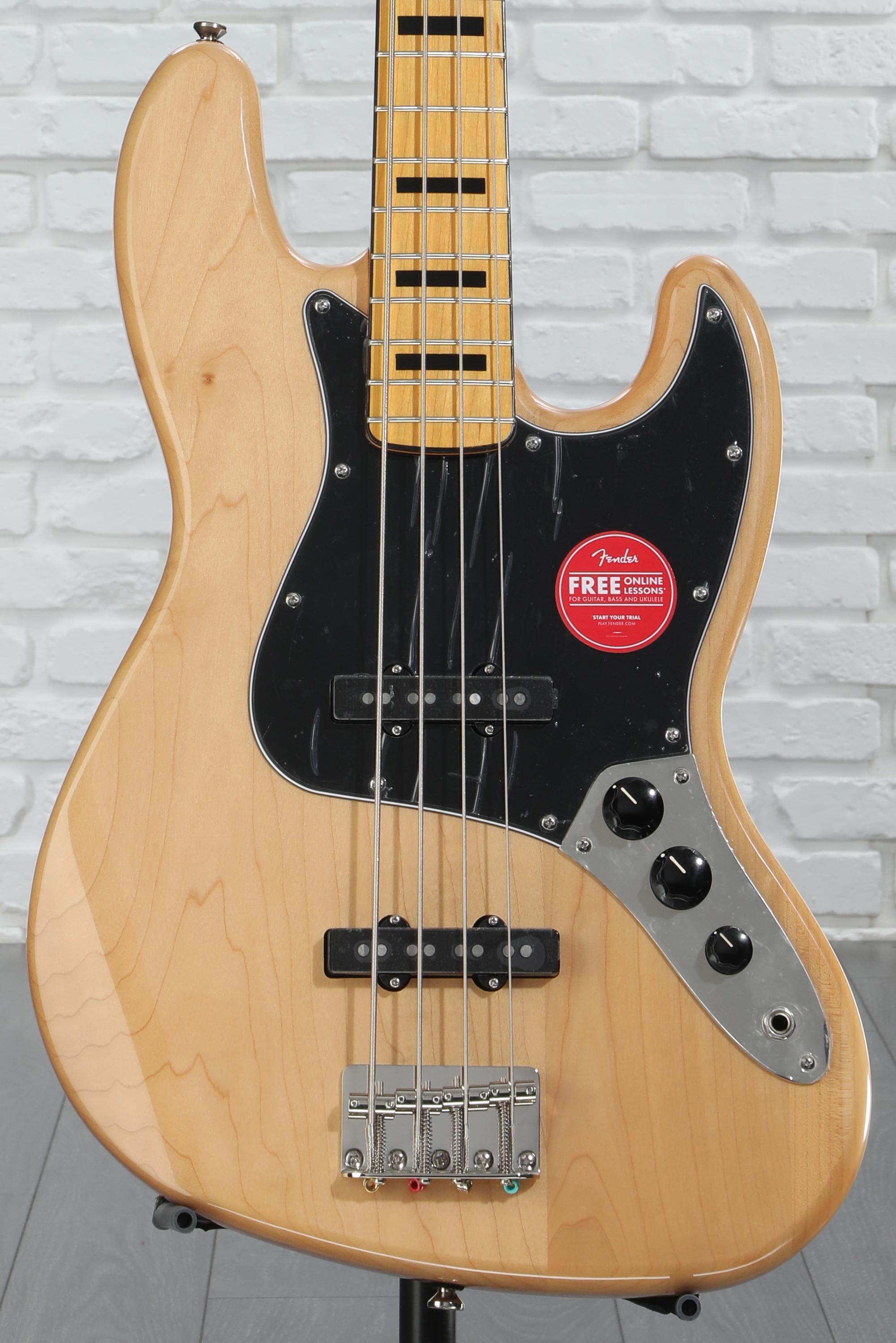 Squier Classic Vibe ’70s Jazz Bass Squier Classic Vibe '70s Jazz Bass Maple Fingerboard Black