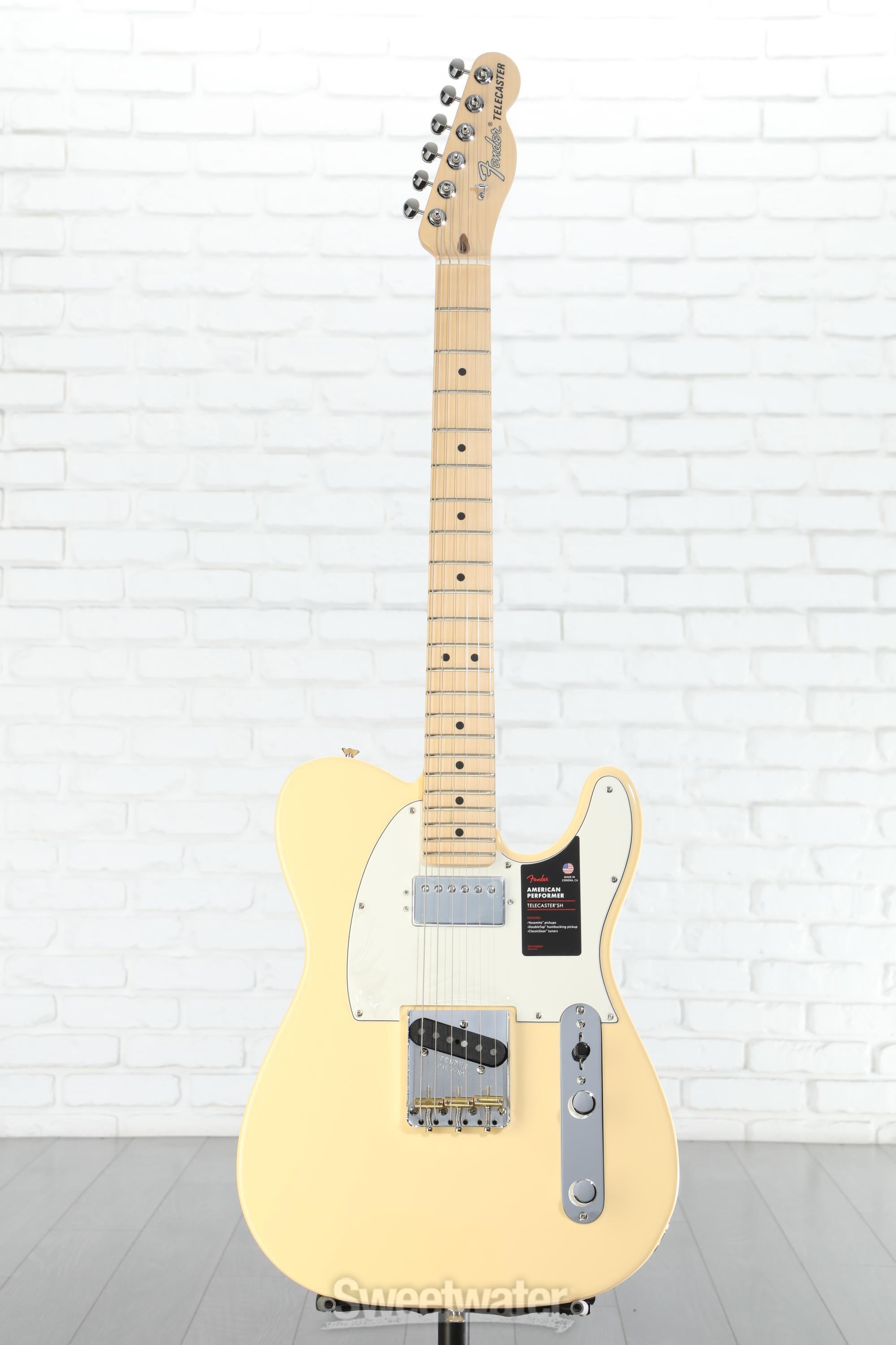 Fender American Performer Telecaster Hum - Vintage White