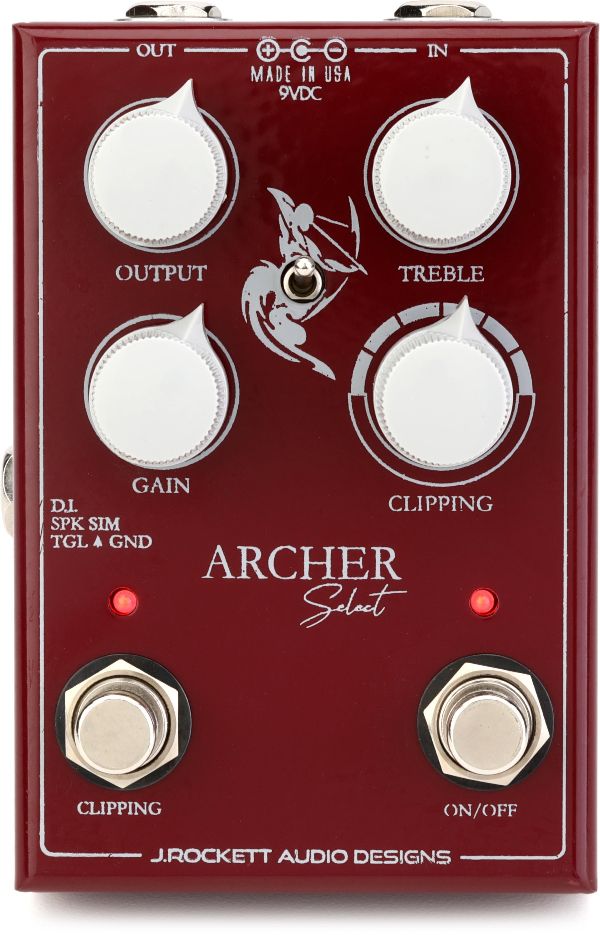 J. Rockett Audio Designs Archer Select Boost/Overdrive Pedal - Red