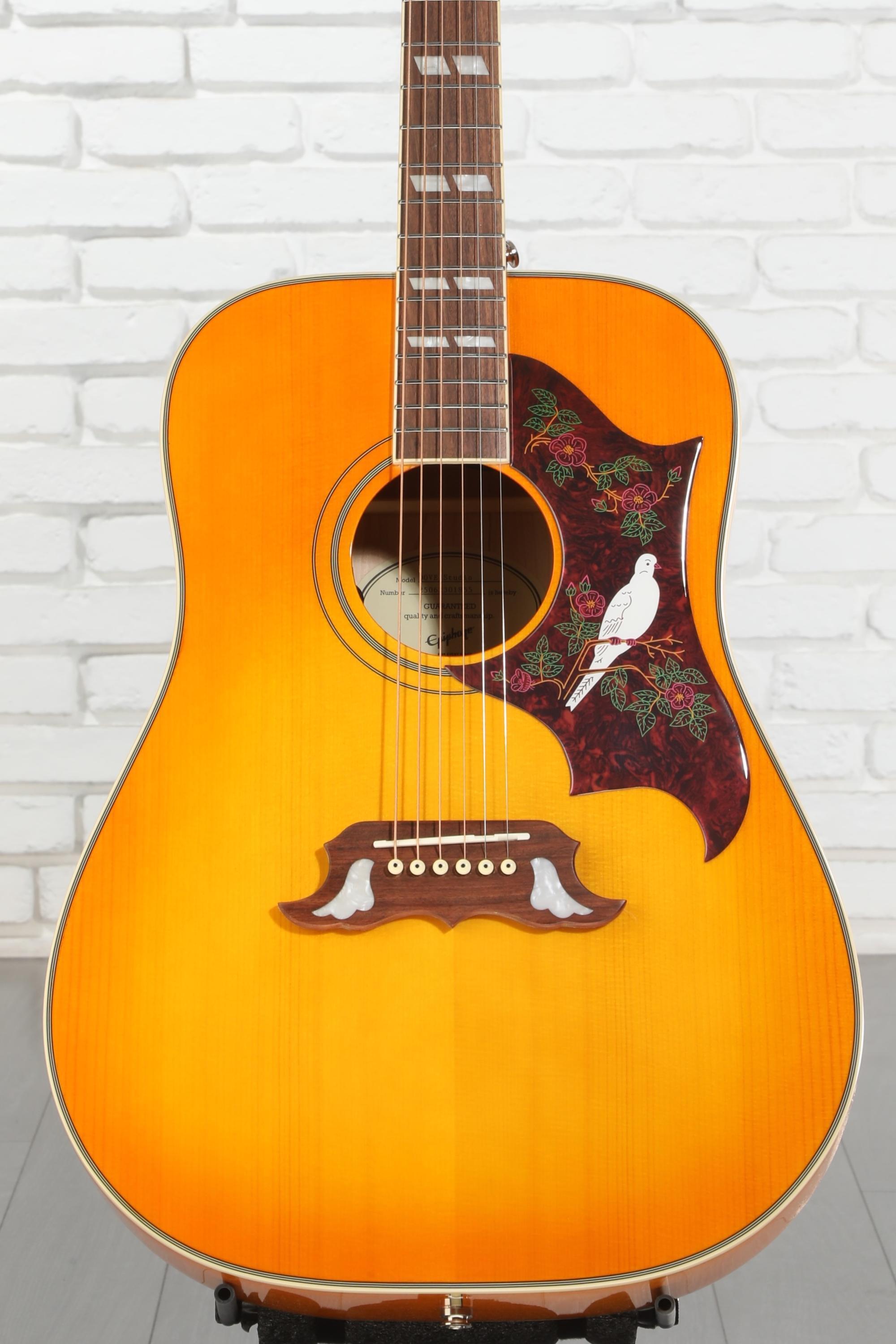 Epiphone Dove Studio Acoustic-electric Guitar - Violin Burst