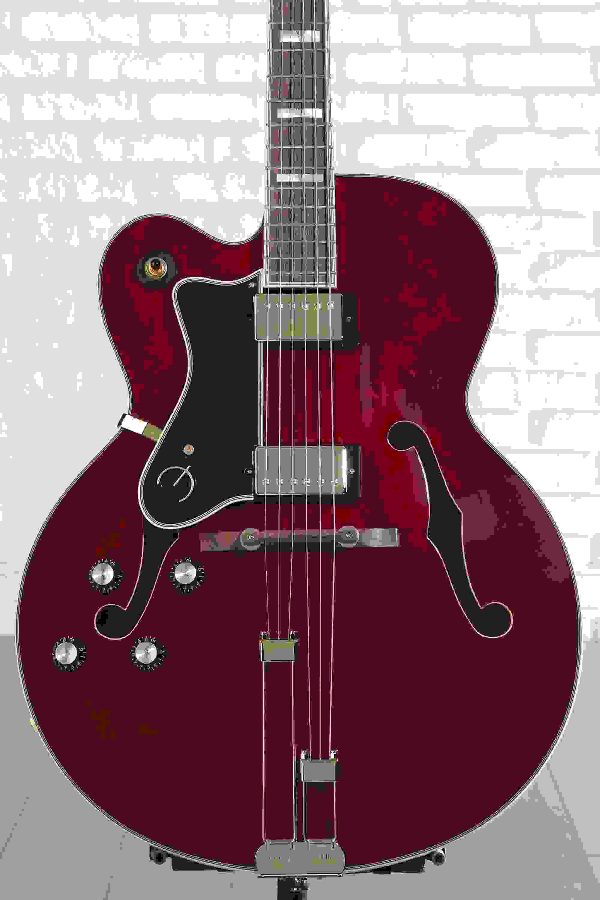 Epiphone Broadway Left-handed Hollowbody Electric Guitar - Wine Red