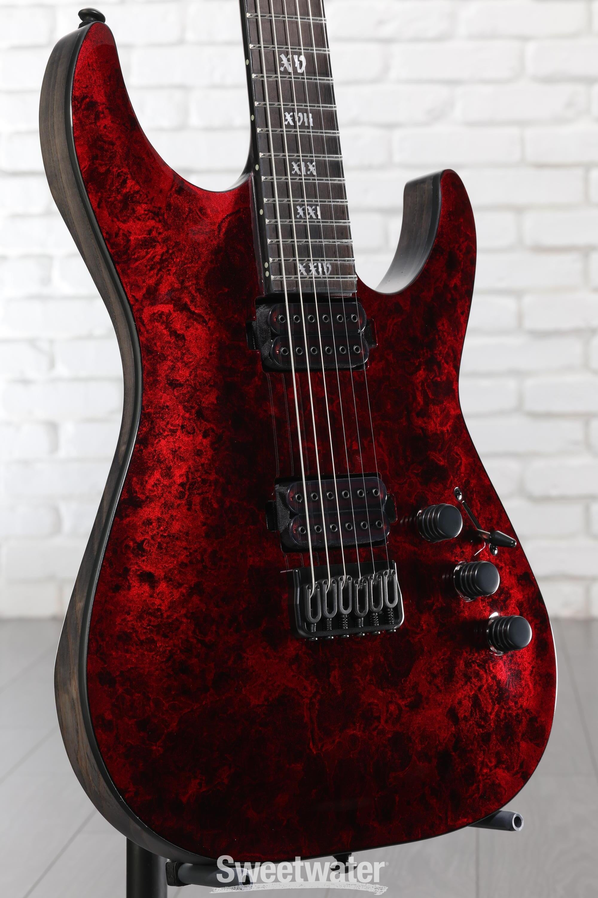 Schecter C-1 Apocalypse Electric Guitar - Red Reign | Sweetwater