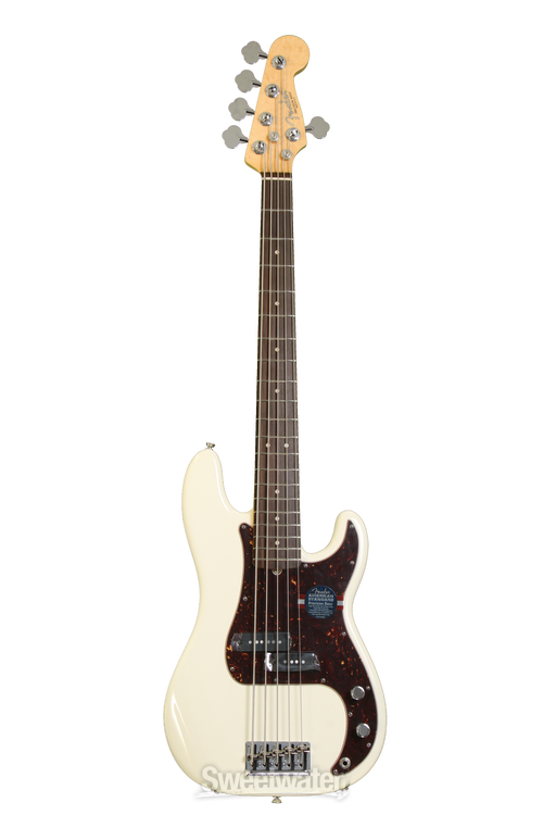 Fender American Standard Precision Bass V - Olympic White