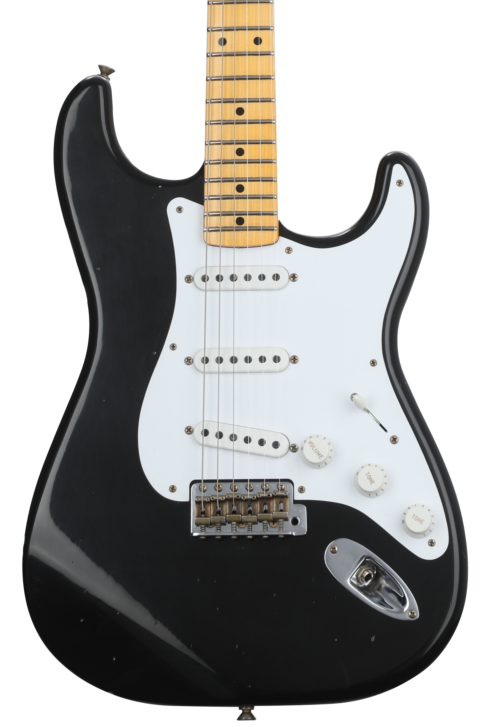 Fender Custom Shop LTD 70th-anniversary '54 Stratocaster Journeyman Relic Electric Guitar - Black