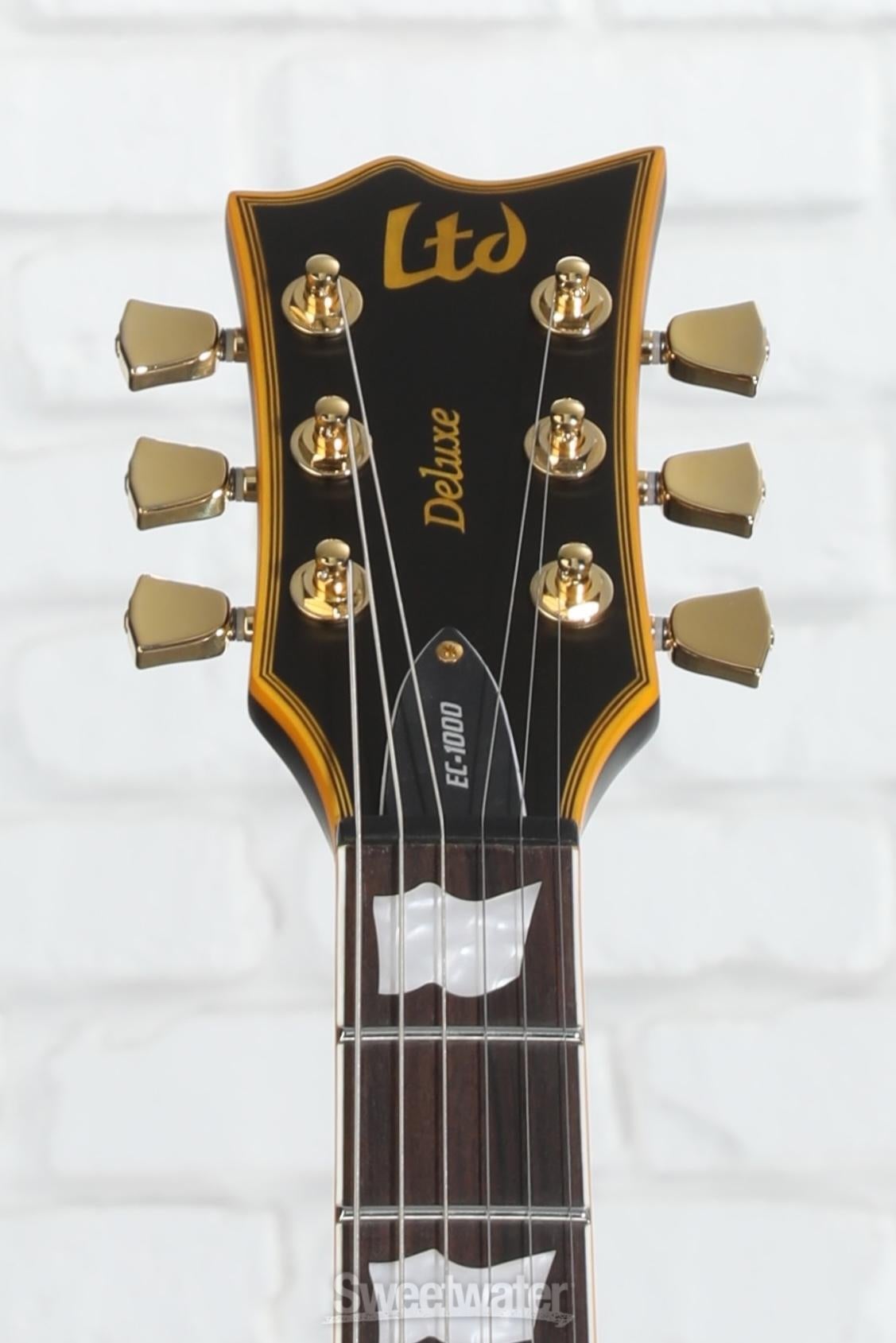 ESP LTD EC-1000 Duncan Electric Guitar - Vintage Black | Sweetwater