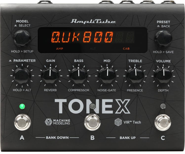 IK Multimedia TONEX Capture ReAmp and Modeling DI Direct Box for Guitar