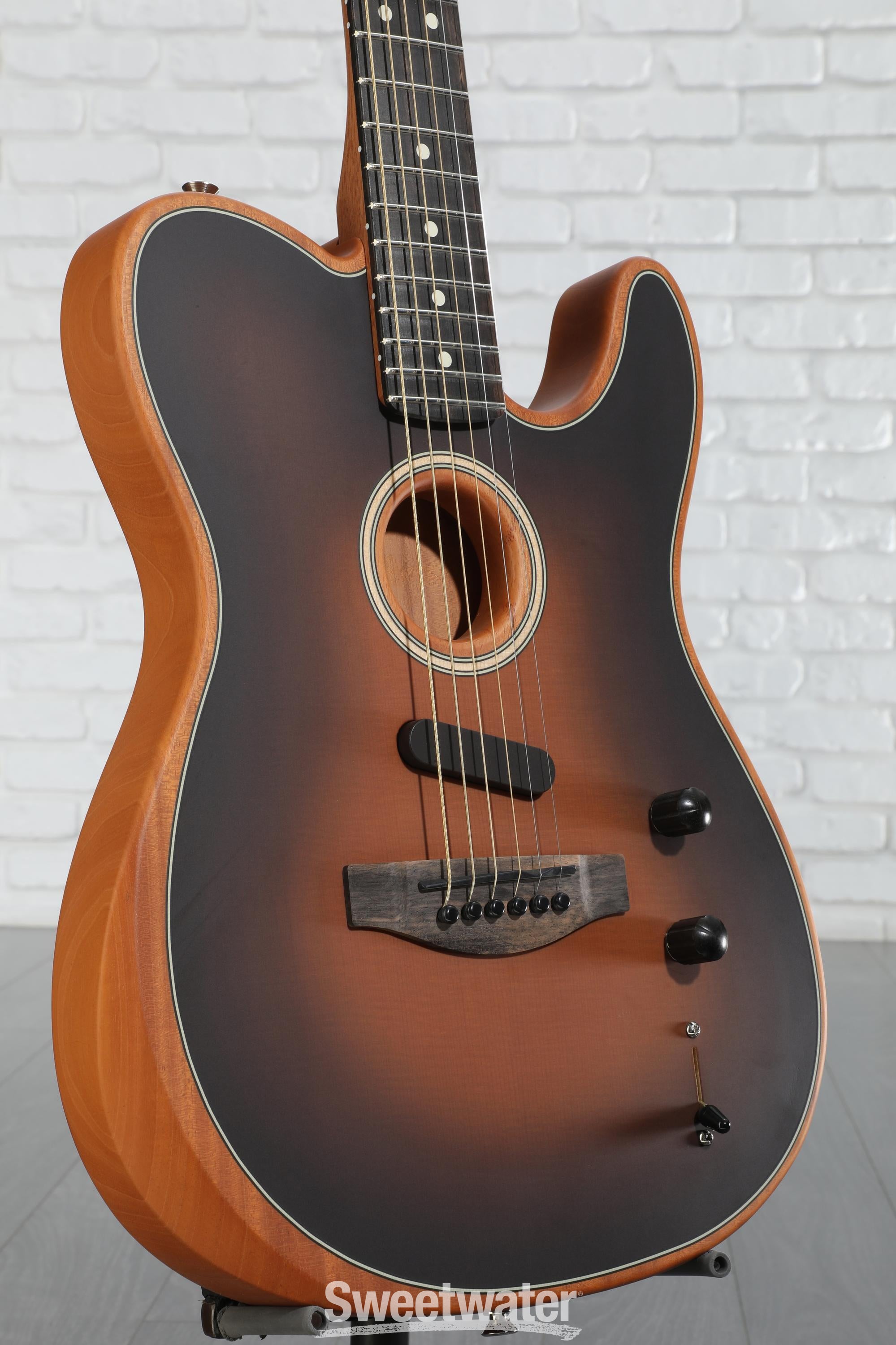 最新モデル Fender Sweetwater | Sunburst - Telecaster Acoustasonic American ギター