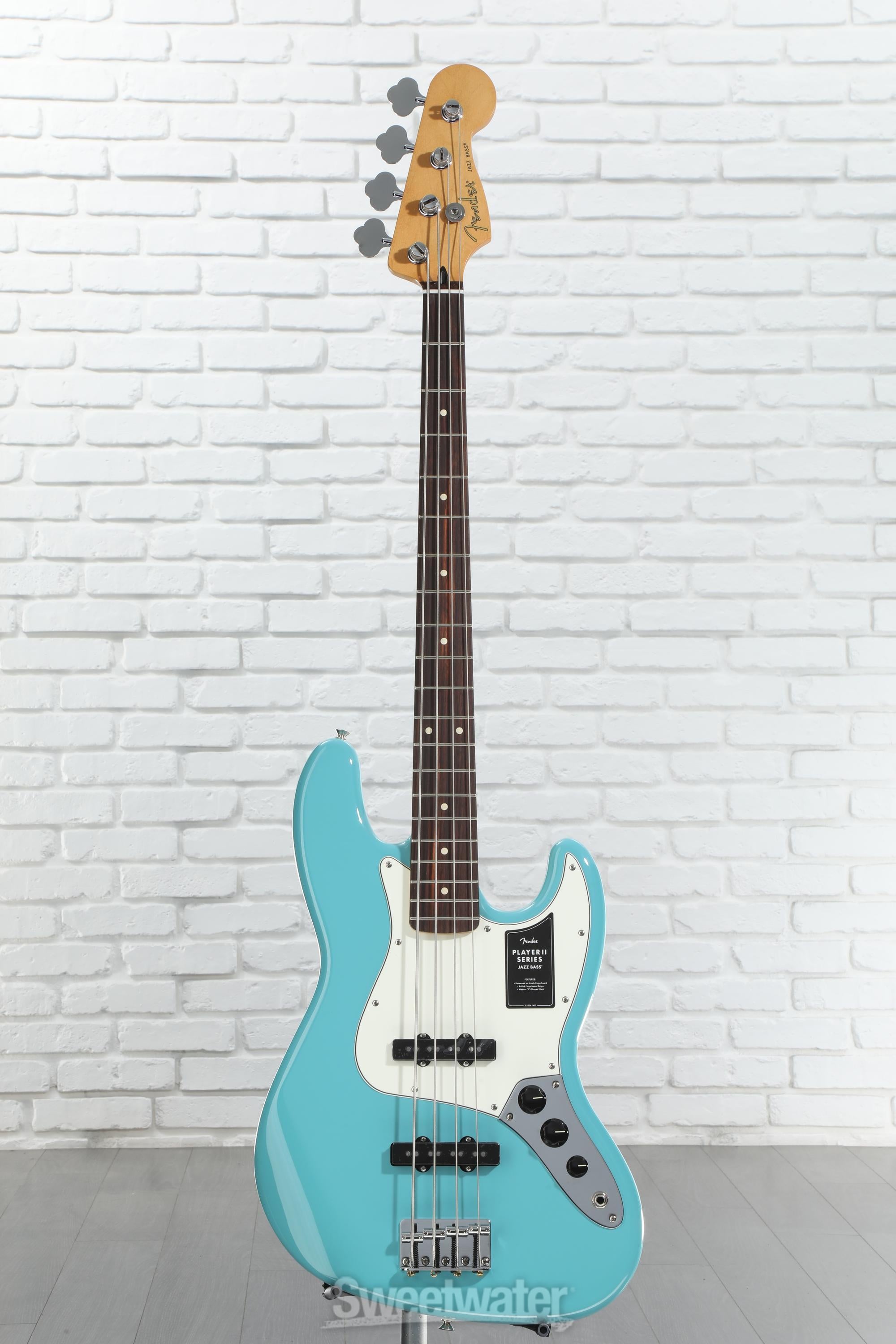 Fender Player II Jazz Bass - Aquatone Blue with Rosewood