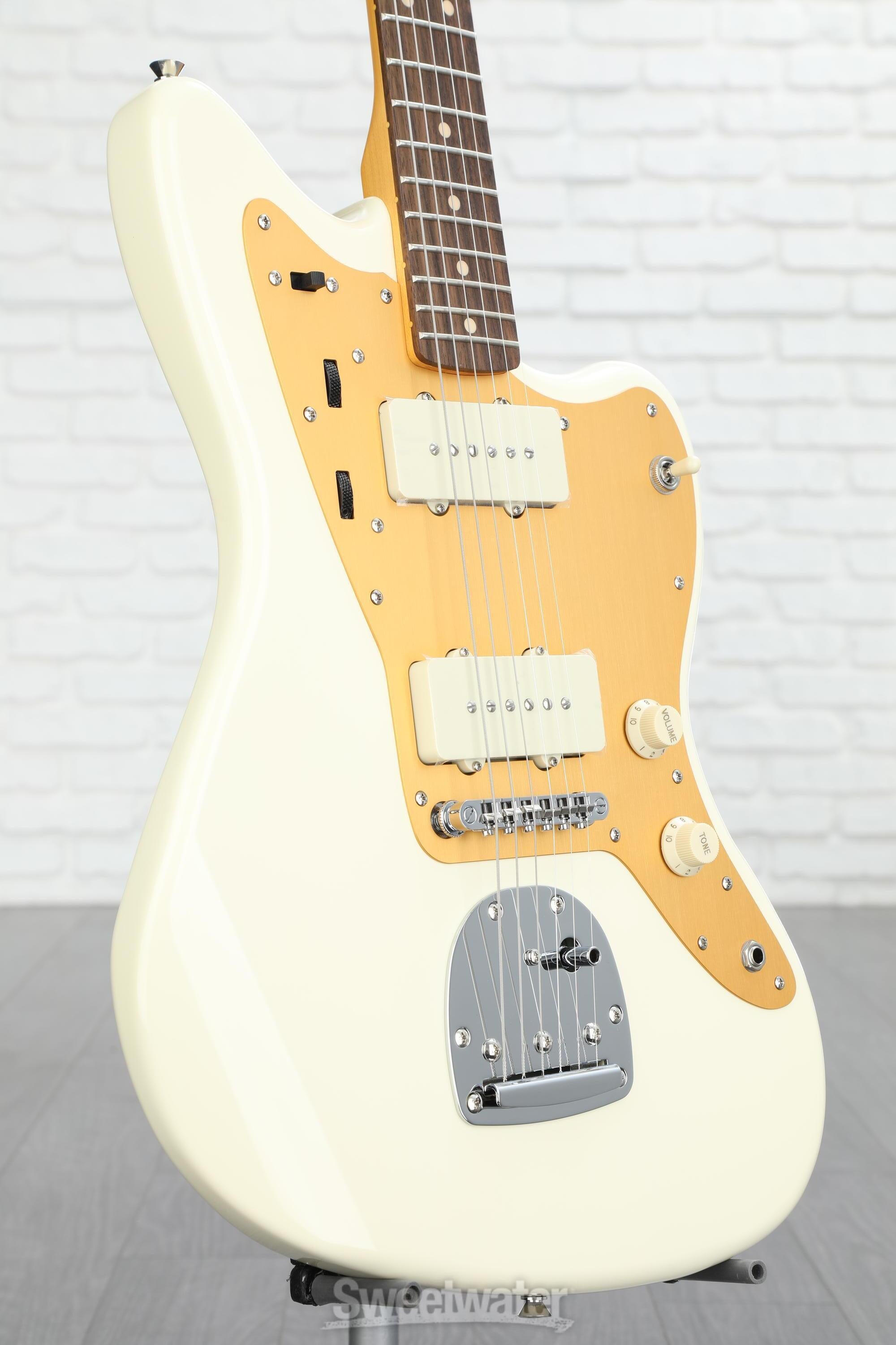 Squier J Mascis Signature Jazzmaster - Vintage White with Indian Laurel  Fingerboard | Sweetwater