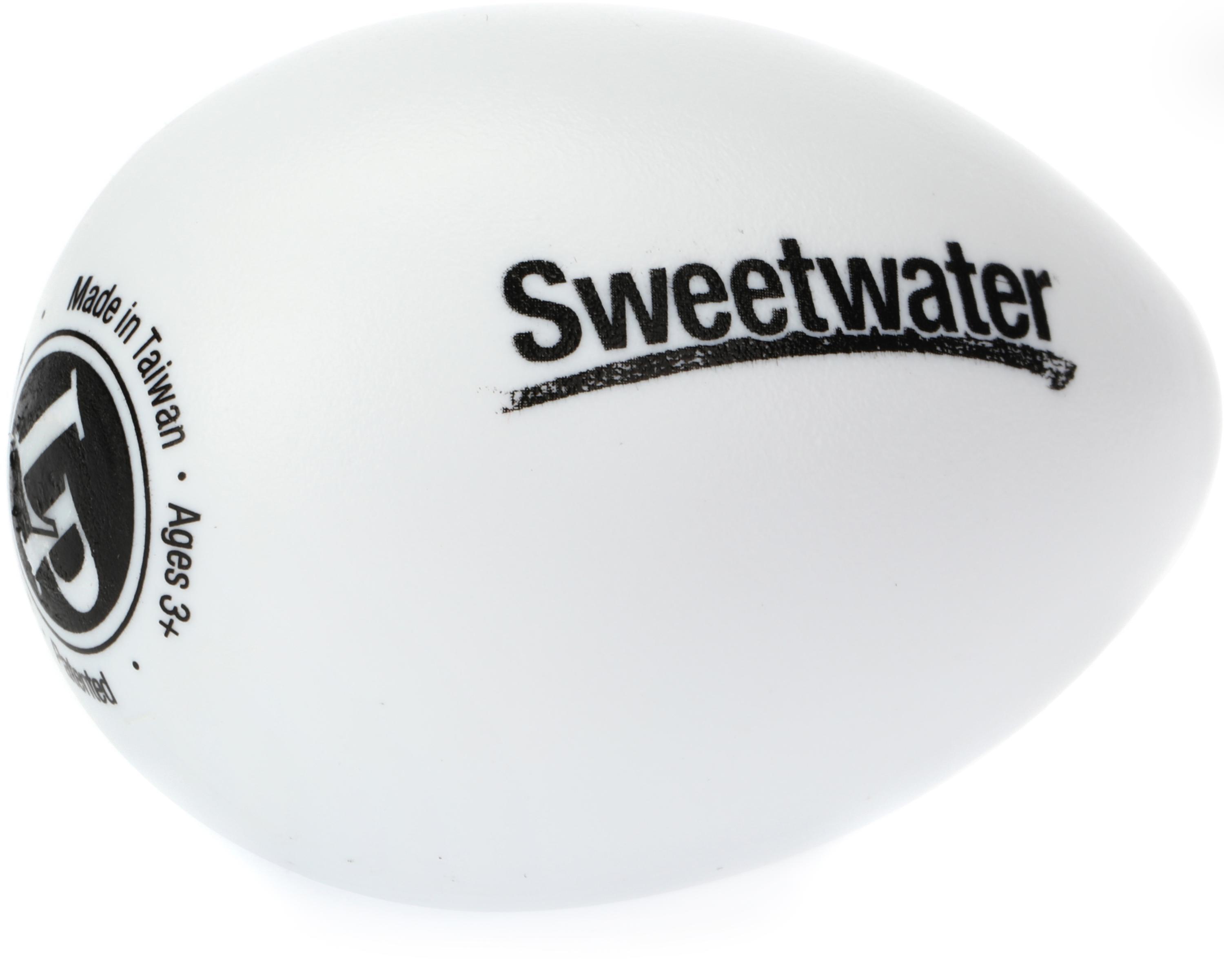 Bundled Item: Latin Percussion Sweetwater Egg Shaker - White
