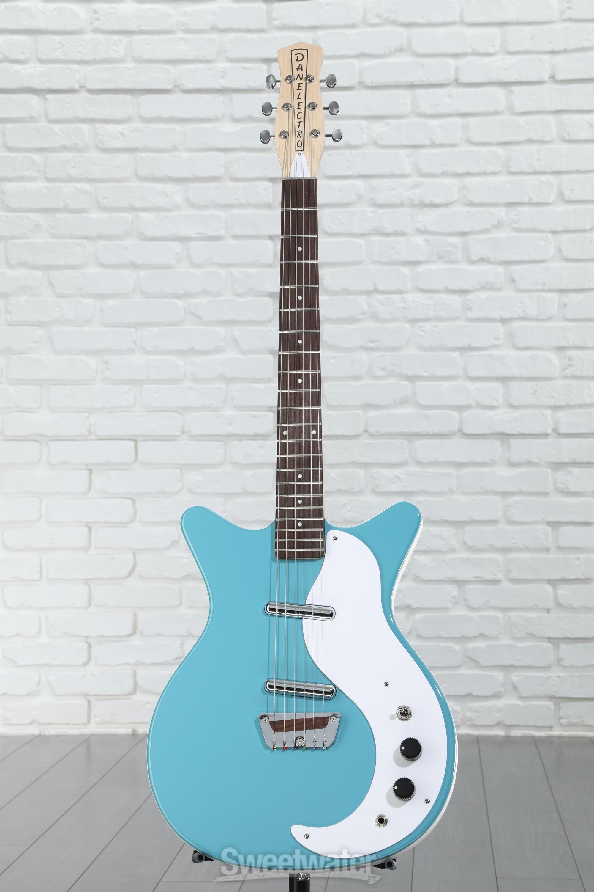 Danelectro Stock '59 Electric Guitar - Turquoise | Sweetwater