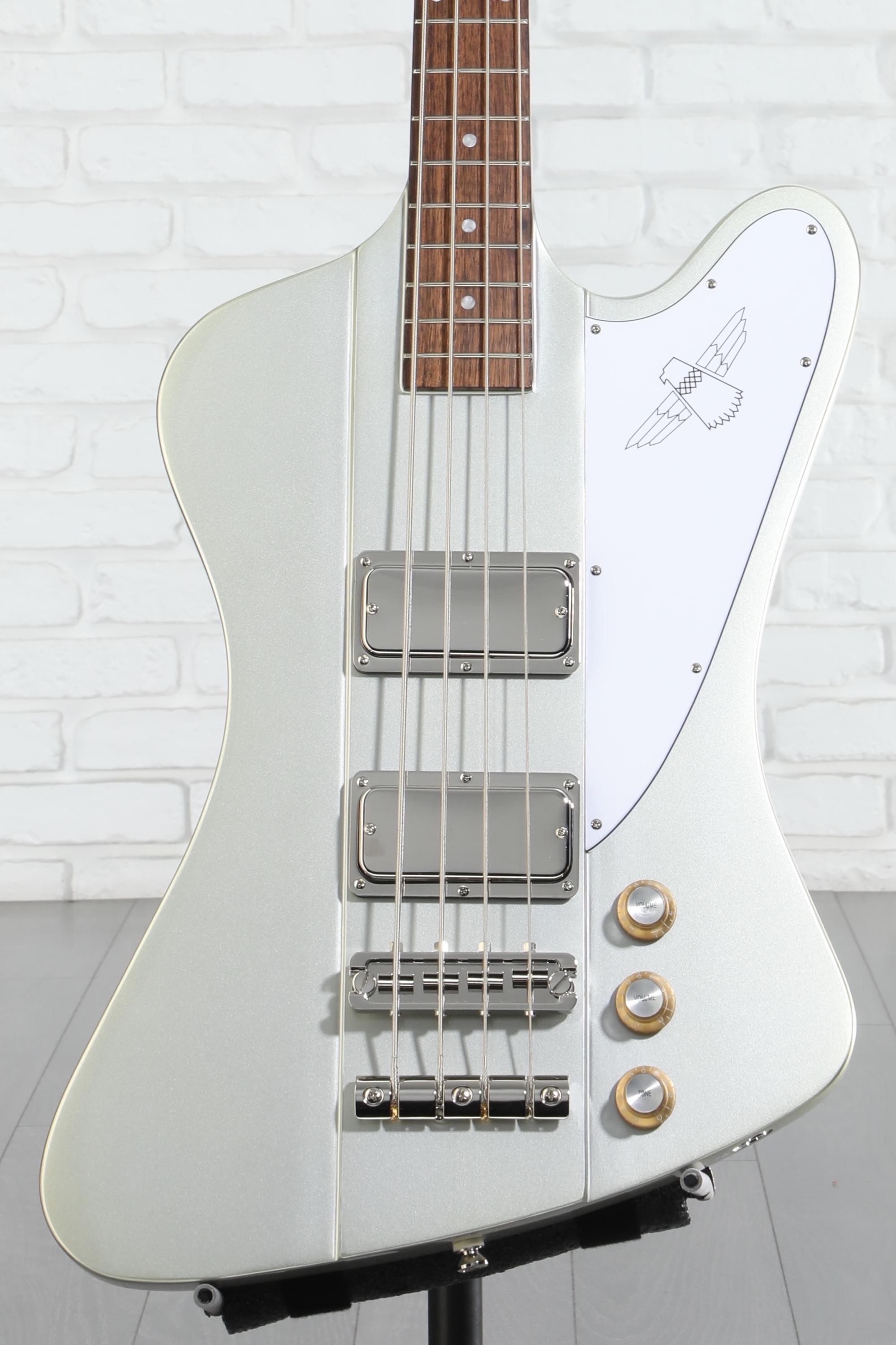 Epiphone Thunderbird '64 Bass Guitar - Silver Mist | Sweetwater