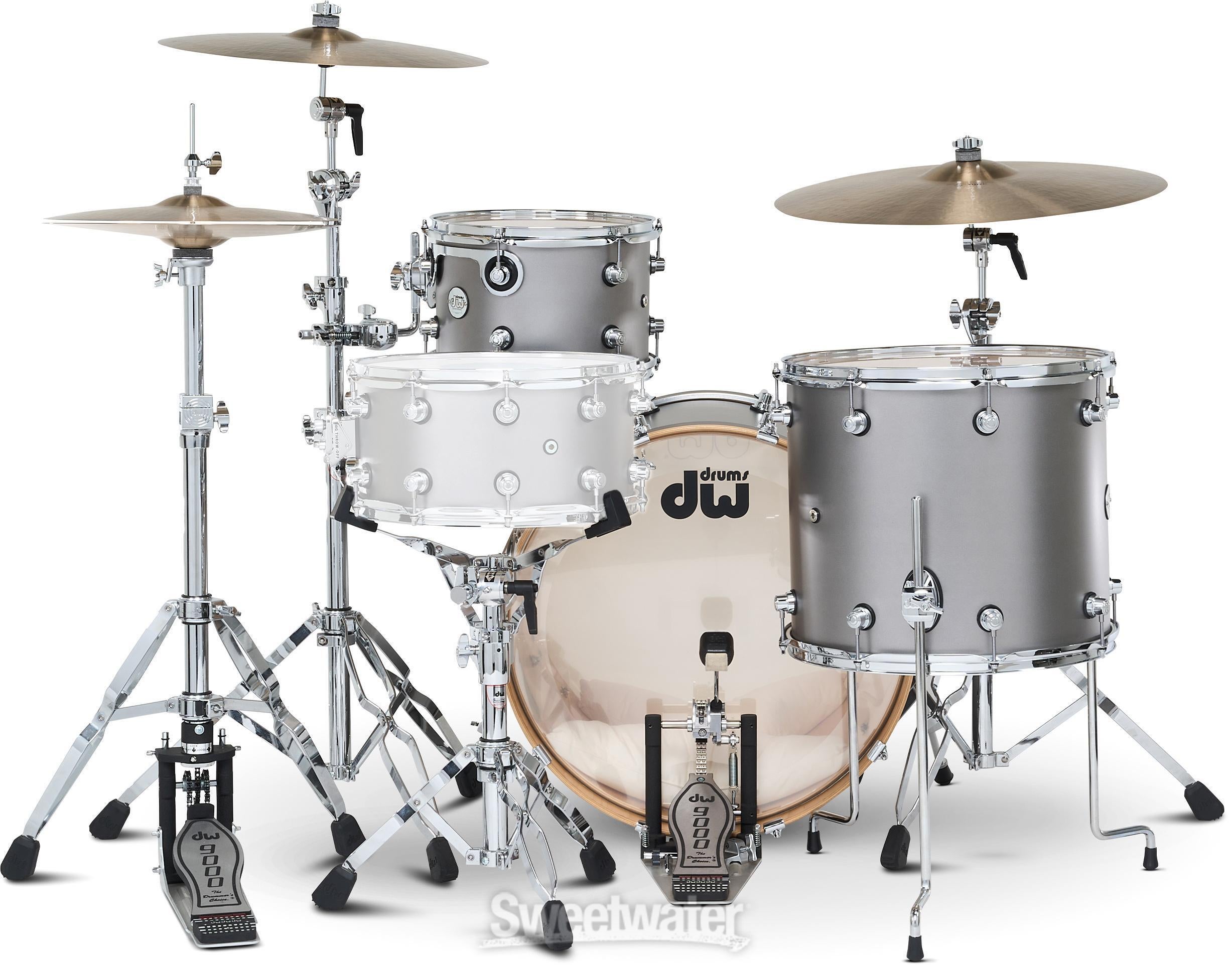 DW Design Series Limited Edition 3-piece Shell Pack - Titanium