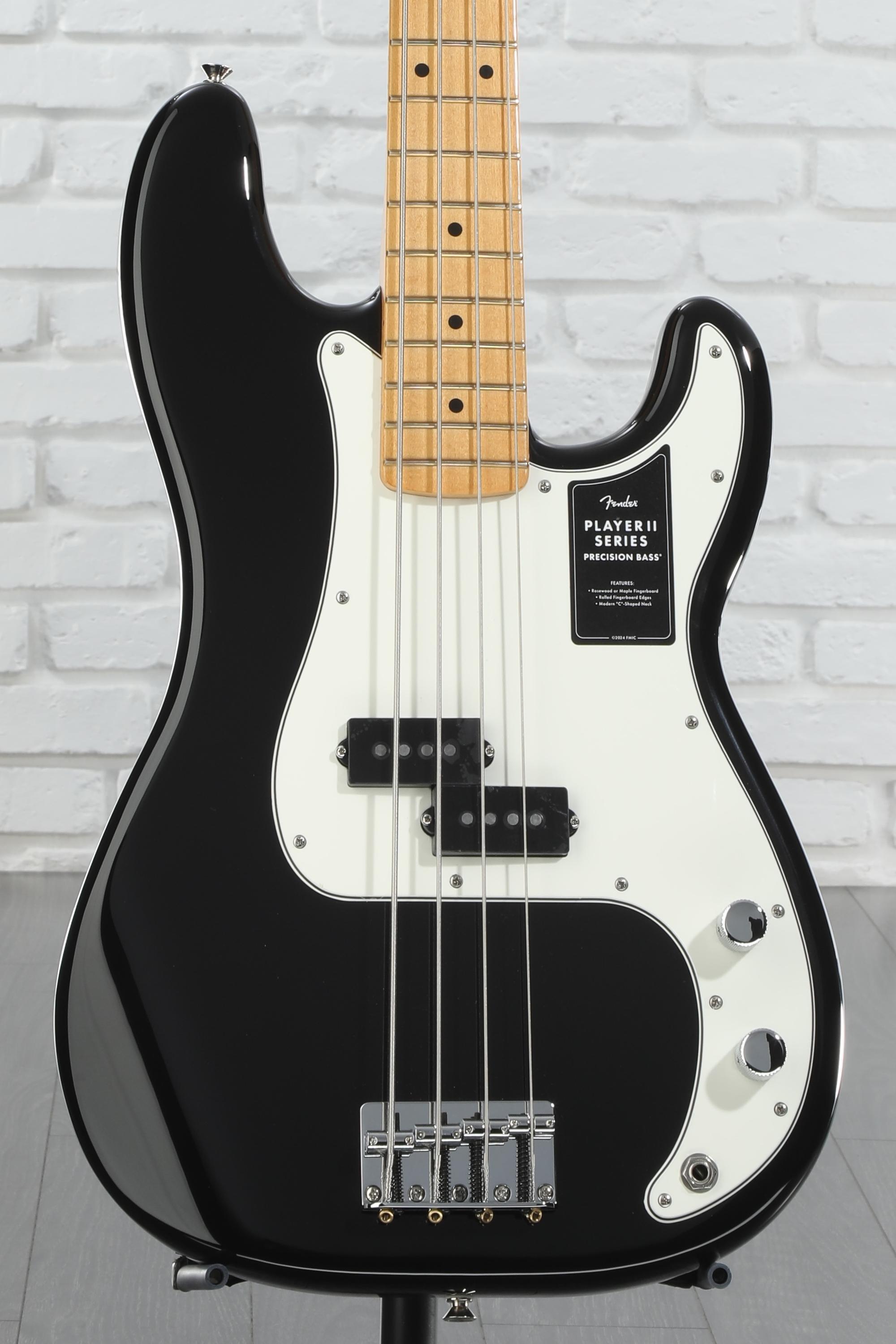 本日限定価格Fender Player Ⅱ Precision Bass BLK Fender Player II Precision Bass - Black | Sweetwater