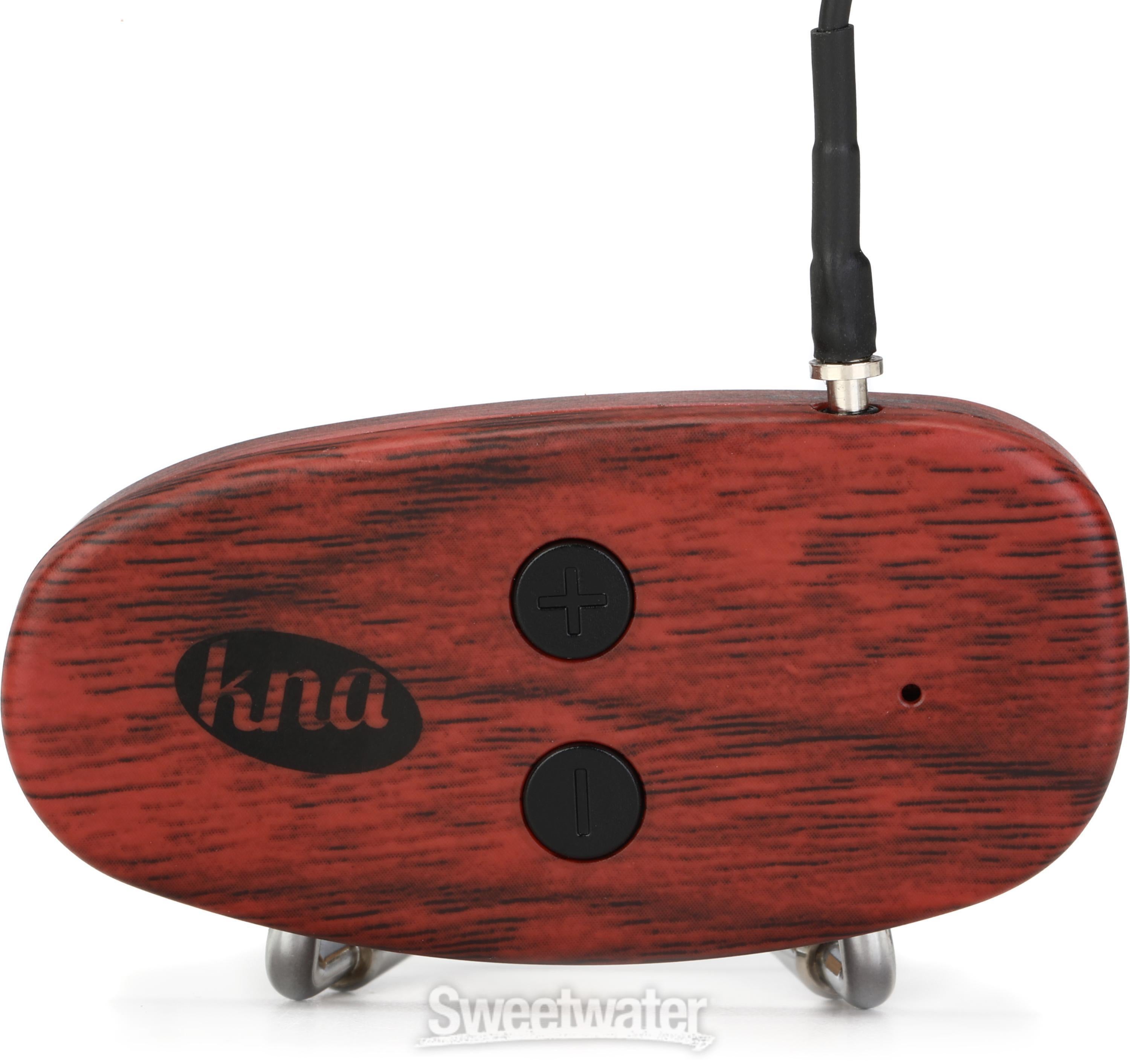 KNA VV-Wi Portable Piezo Violin/Viola Pickup - Wireless or Wired |  Sweetwater