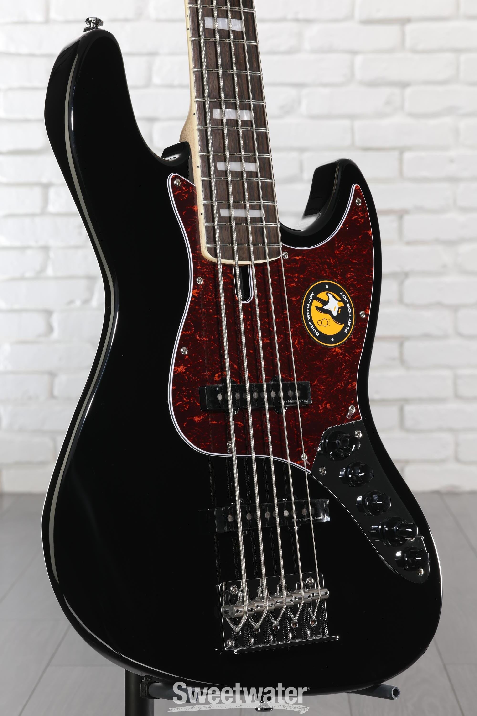 Sire Marcus Miller V7 Alder 5-string Bass Guitar - Black | Sweetwater