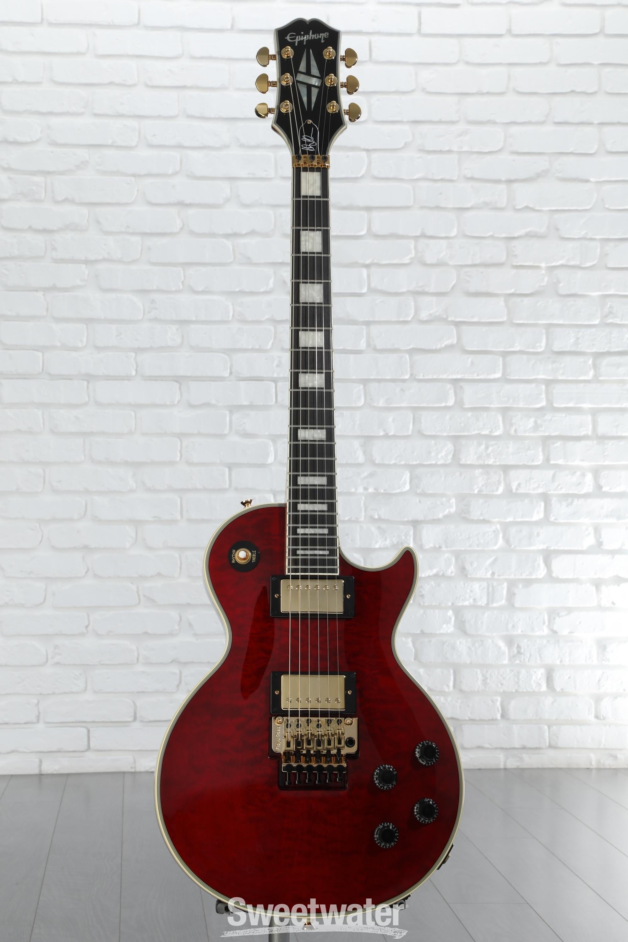 エピフォン レスポールカスタム Alex Lifeson Axcess Epiphone Alex Lifeson Les Paul Custom Axcess Electric Guitar