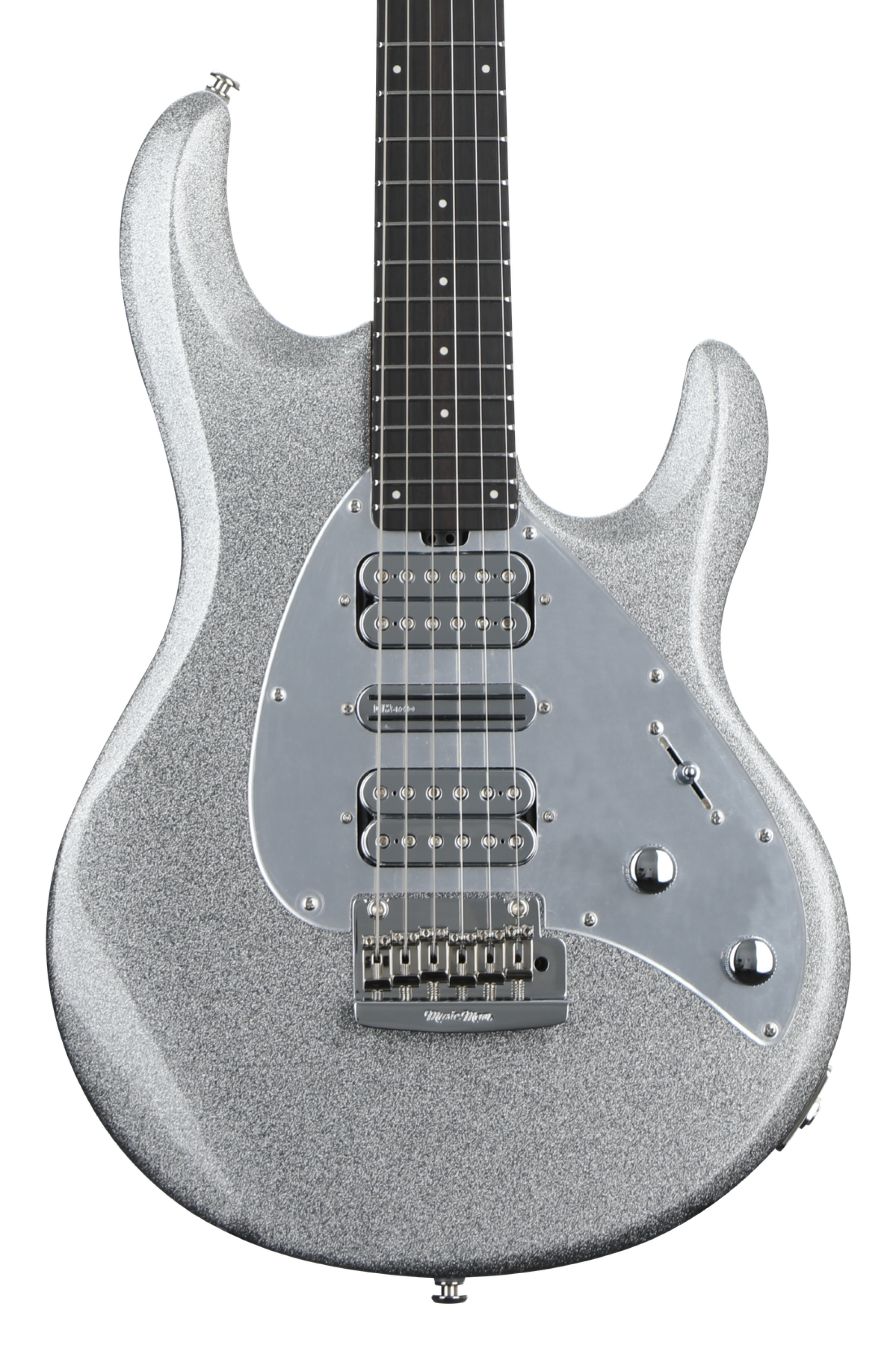 Ernie Ball Music Man BFR Silhouette HSH Trem - Silver Flake