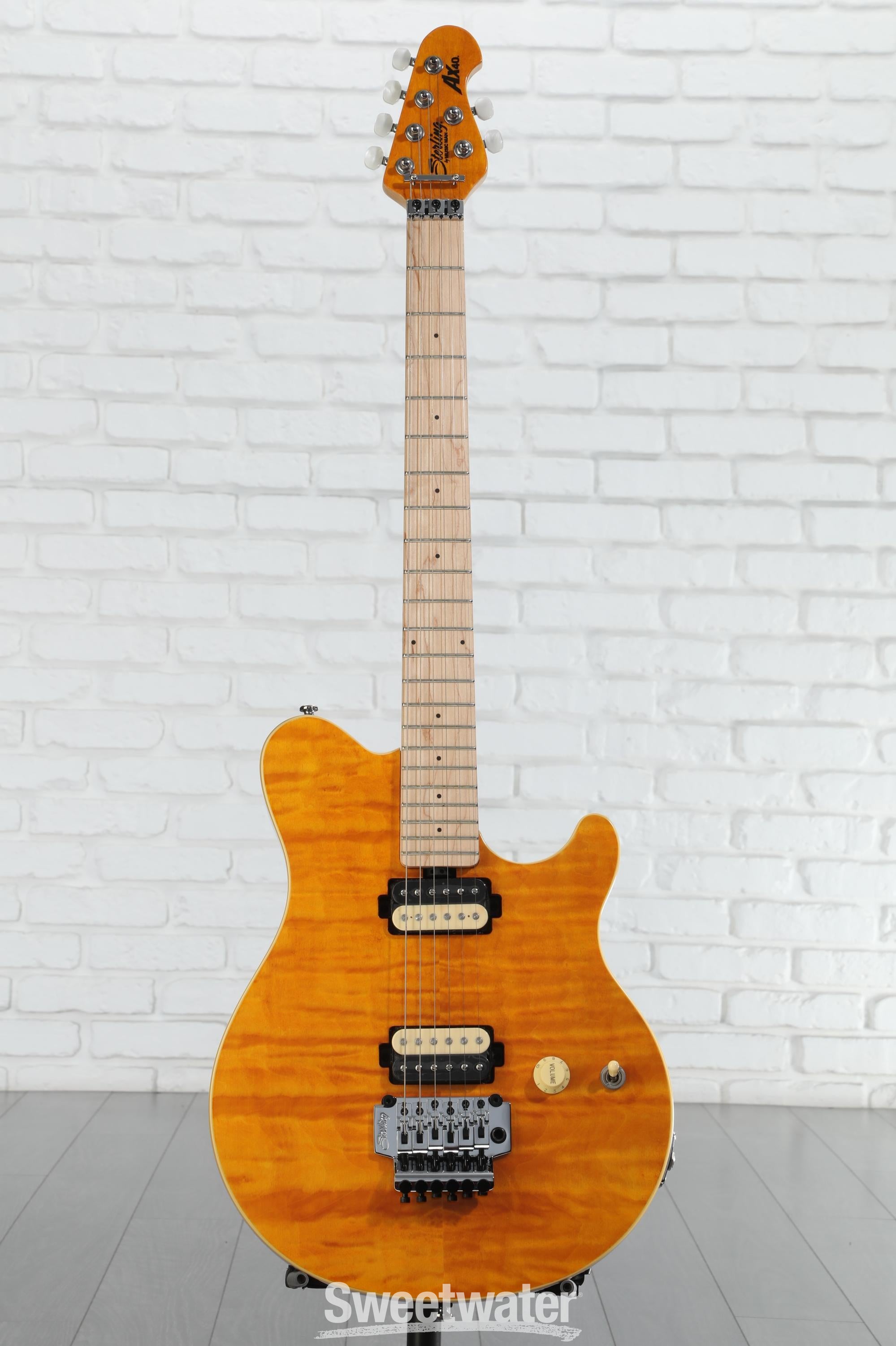ギター Sterling MusicMan AXIS AX40 Trans Gold Sterling by MUSICMAN AXIS AX40-TGO-M (Trans Gold) ｜イケベ