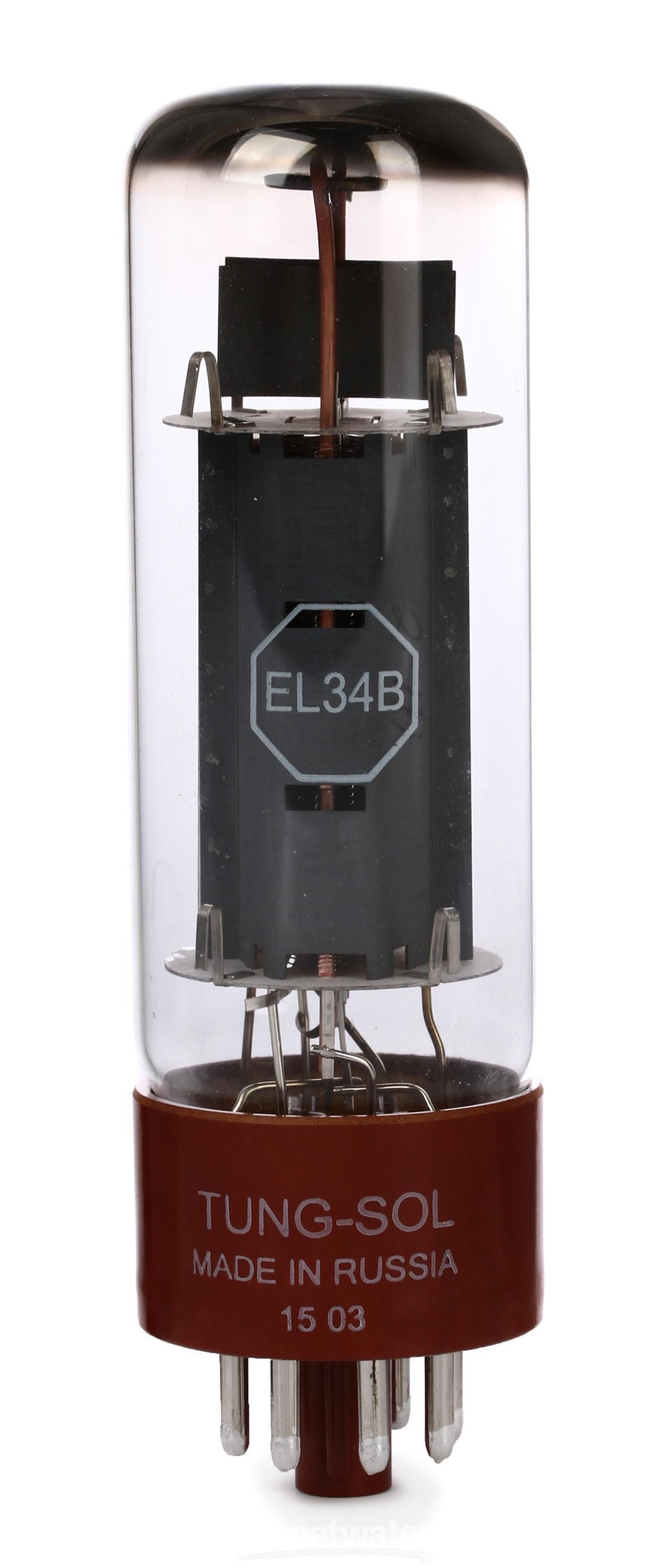 Tung-Sol EL-34B Power Tubes - Platinum Matched Quartet