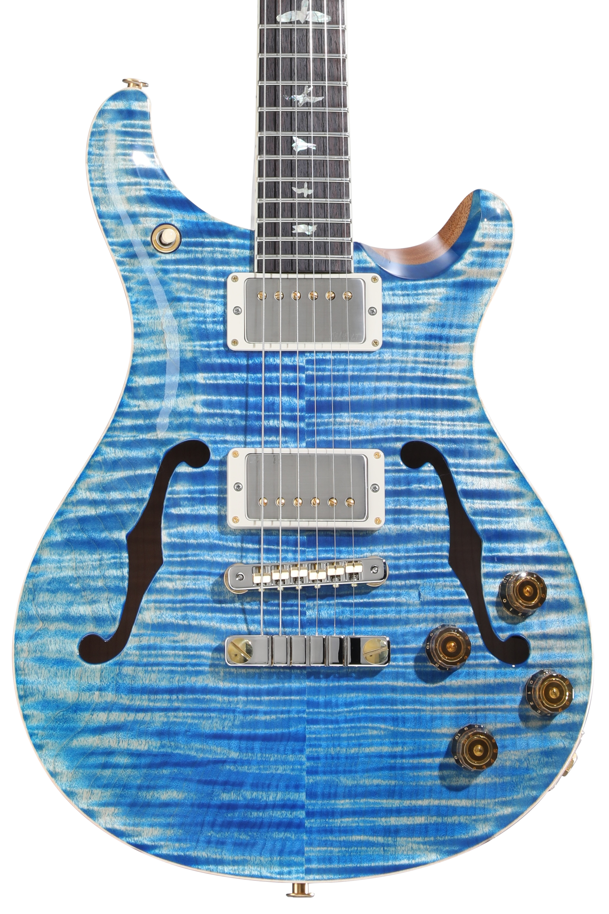 PRS McCarty 594 Hollowbody II 10-Top Electric Guitar - Faded Blue