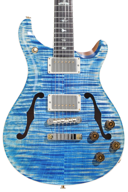 PRS McCarty 594 Hollowbody II 10-Top Electric Guitar - Faded Blue