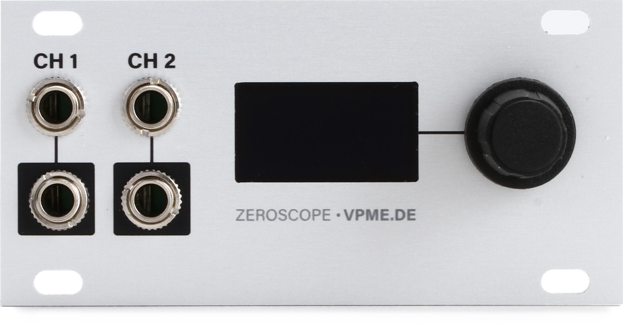 Zeroscope 1U Oscilloscope 1U Eurorack Module - Sweetwater