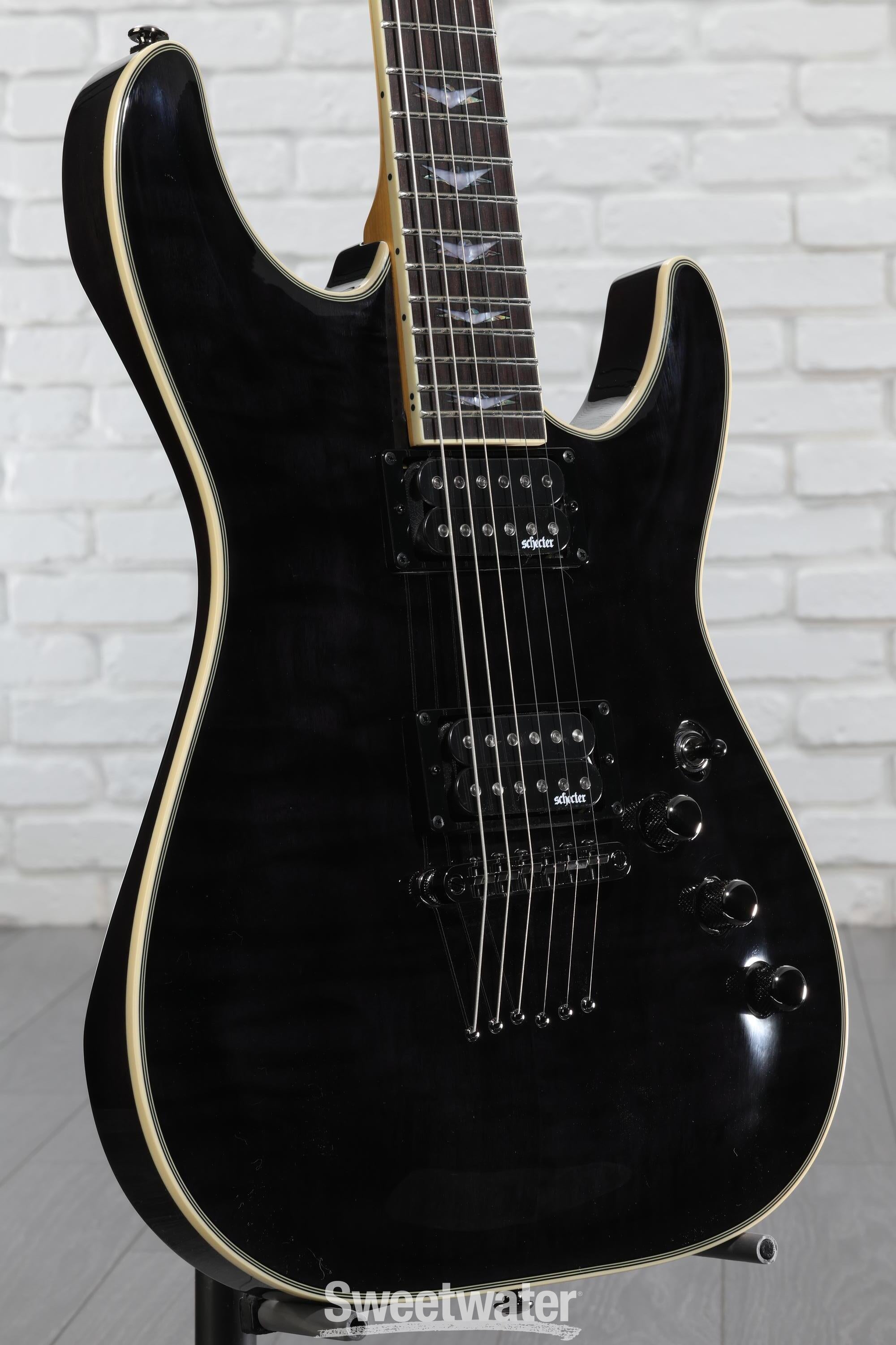 Schecter Omen Extreme-6 Electric Guitar - See-Thru Black