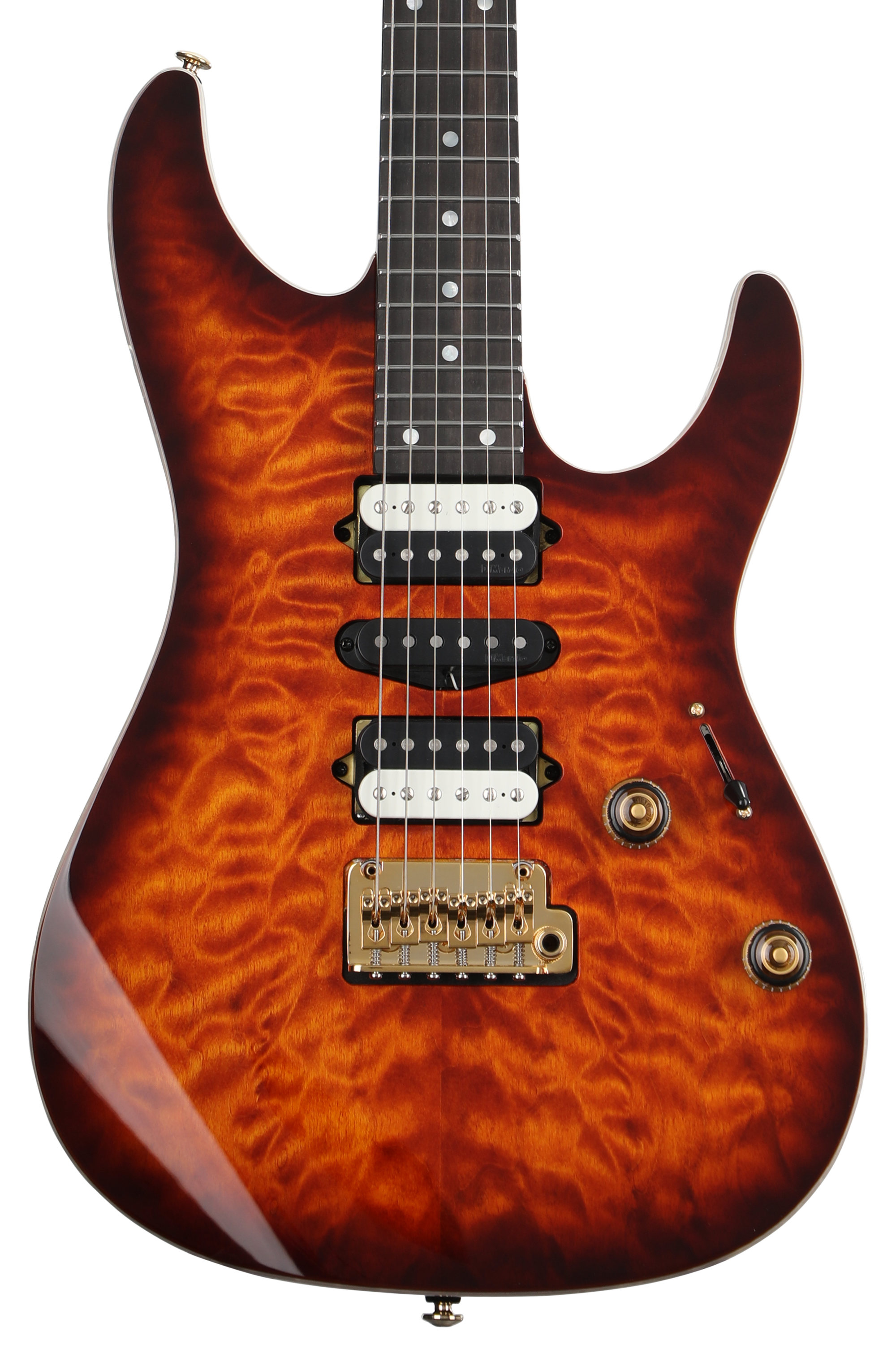 Ibanez Premium AZ47P1QM Electric Guitar - Dragon Eye Burst
