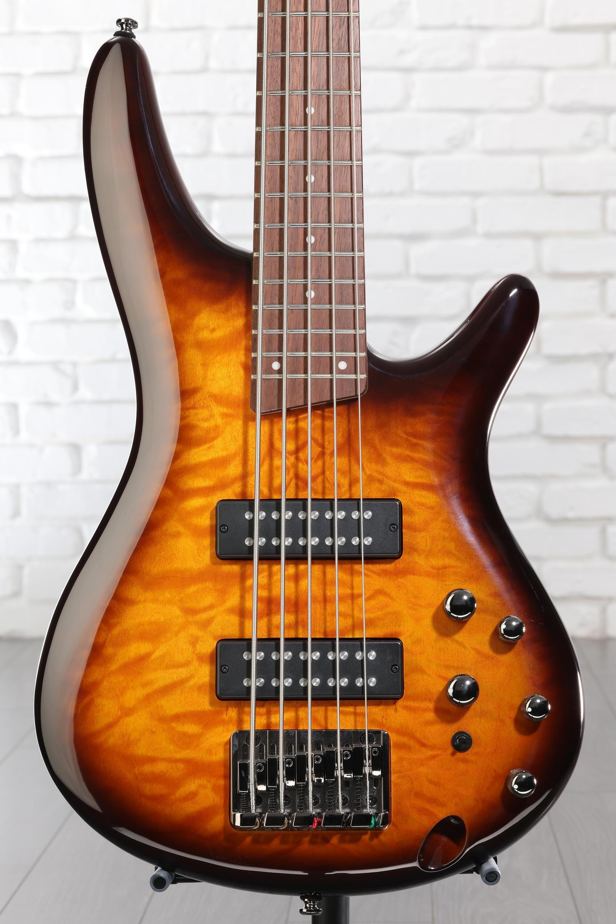 Ibanez Standard SR405E 5-string Bass Guitar - Dragon Eye Burst