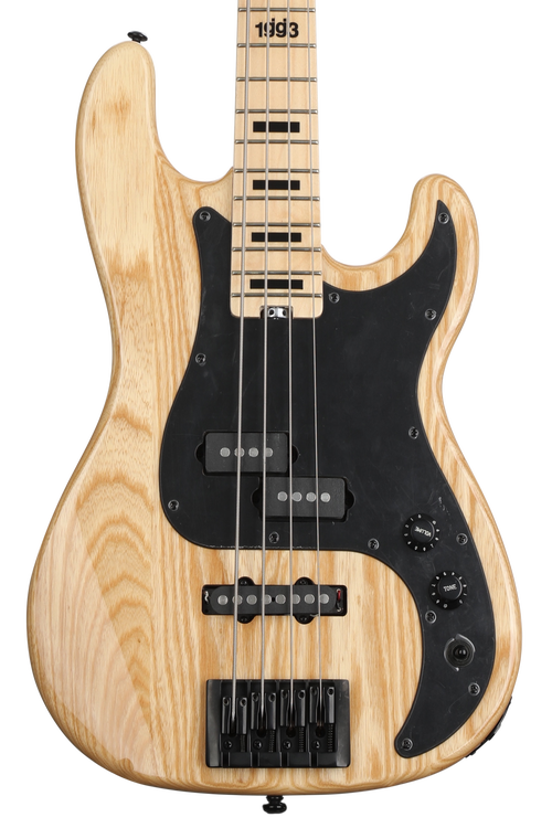 Schecter Justin Beck P-4 Signature Bass Guitar - Natural | Sweetwater