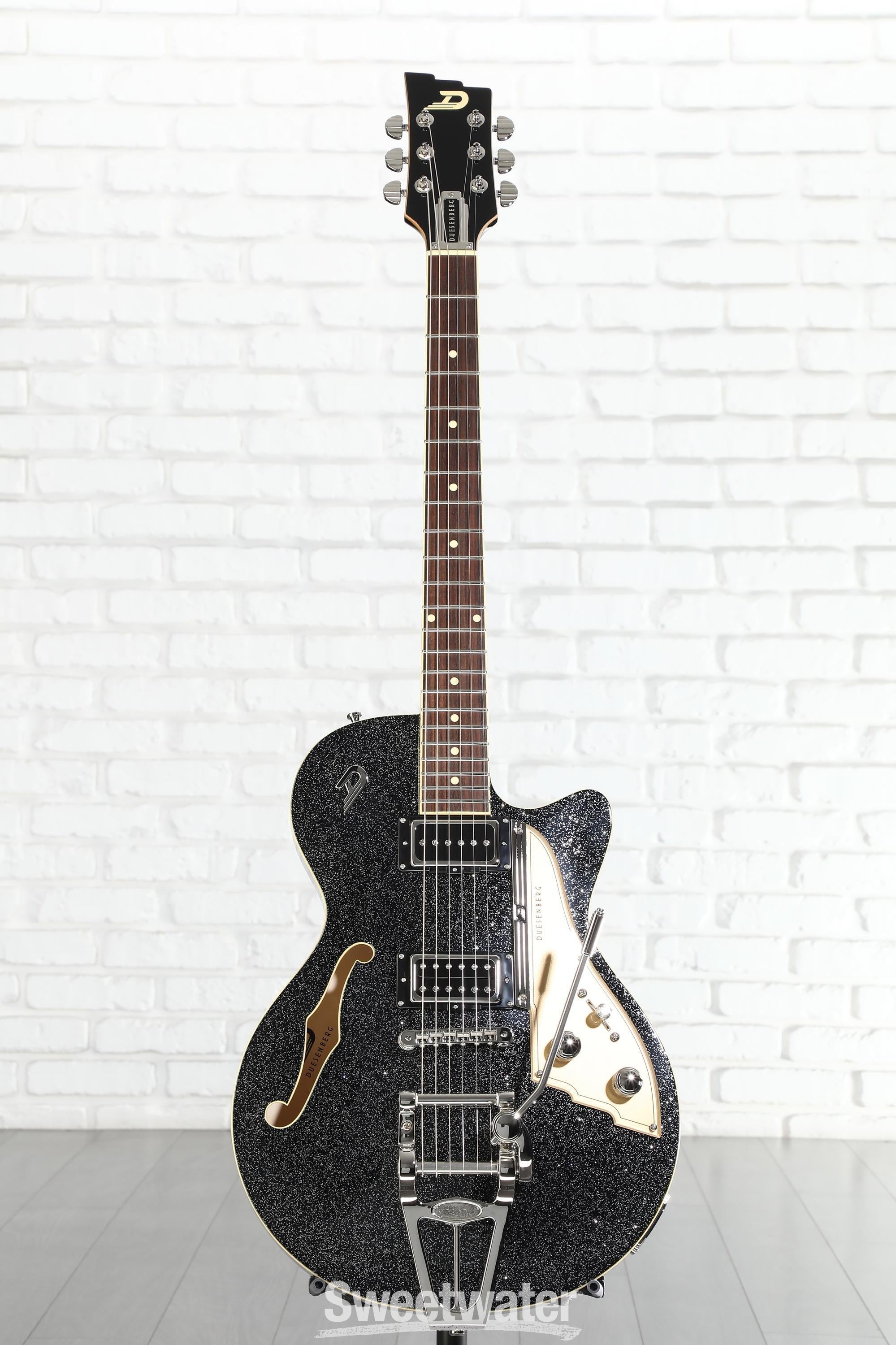 Duesenberg Starplayer TV Semi-hollowbody Electric Guitar - Black
