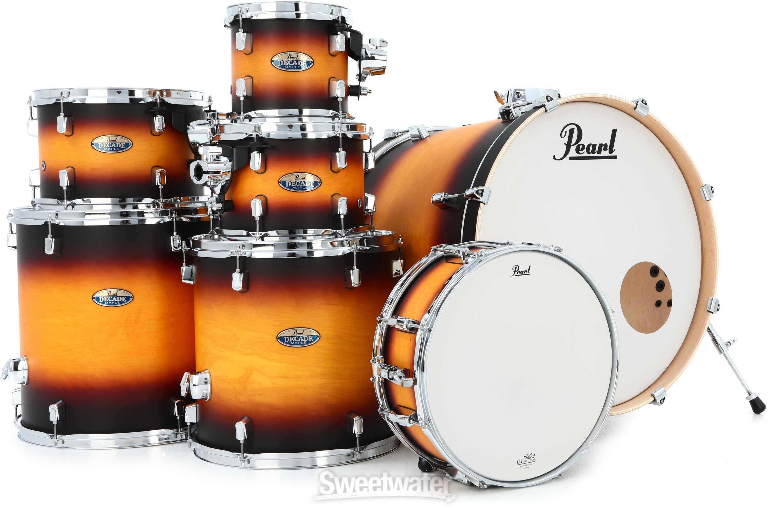 Pearl Decade Maple DMP927SP/C 7-piece Shell Pack with Snare Drum