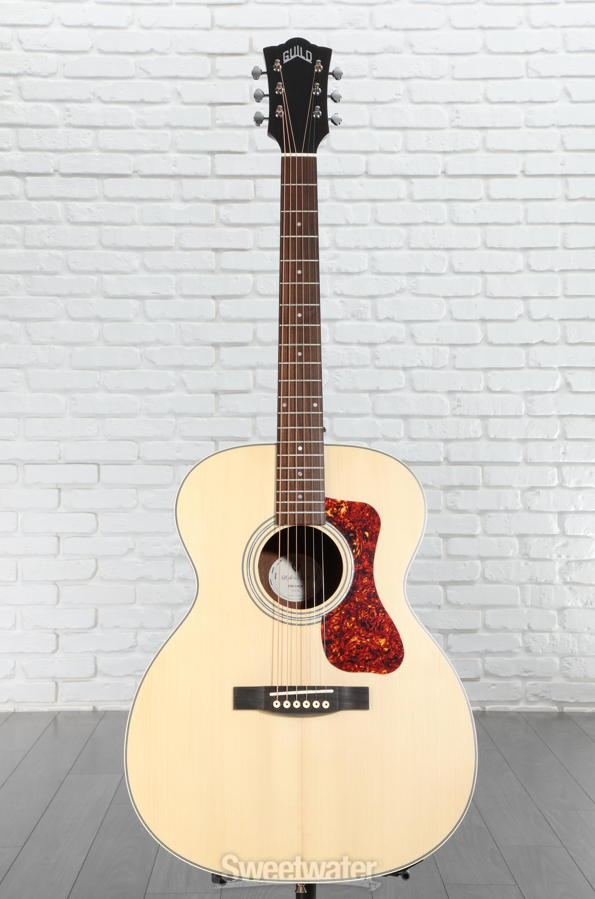 GUILD OM240Eのアコースティックギター Guild OM-240E Acoustic-electric Guitar - Natural | Sweetwater