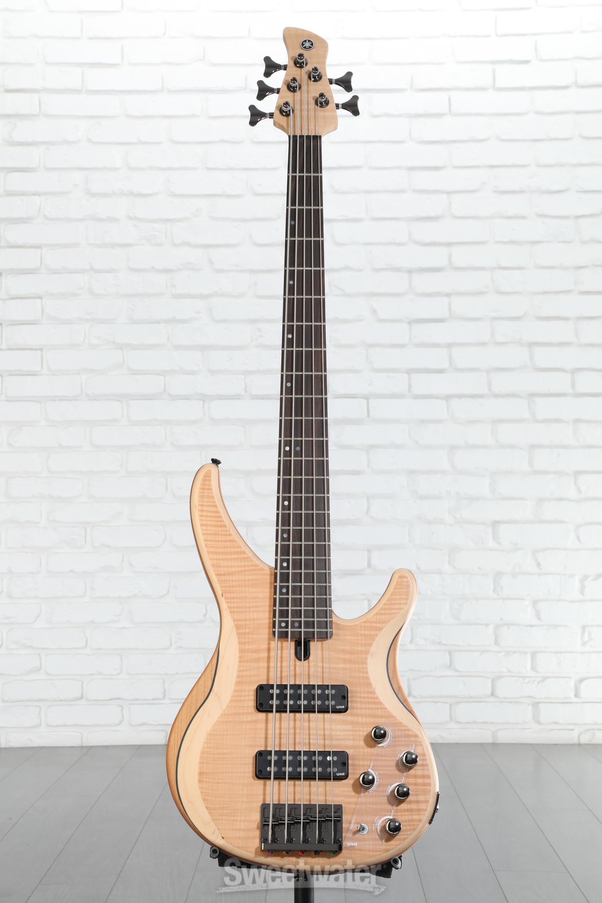 Yamaha TRBX605FM 5-string Bass Guitar - Natural Satin | Sweetwater