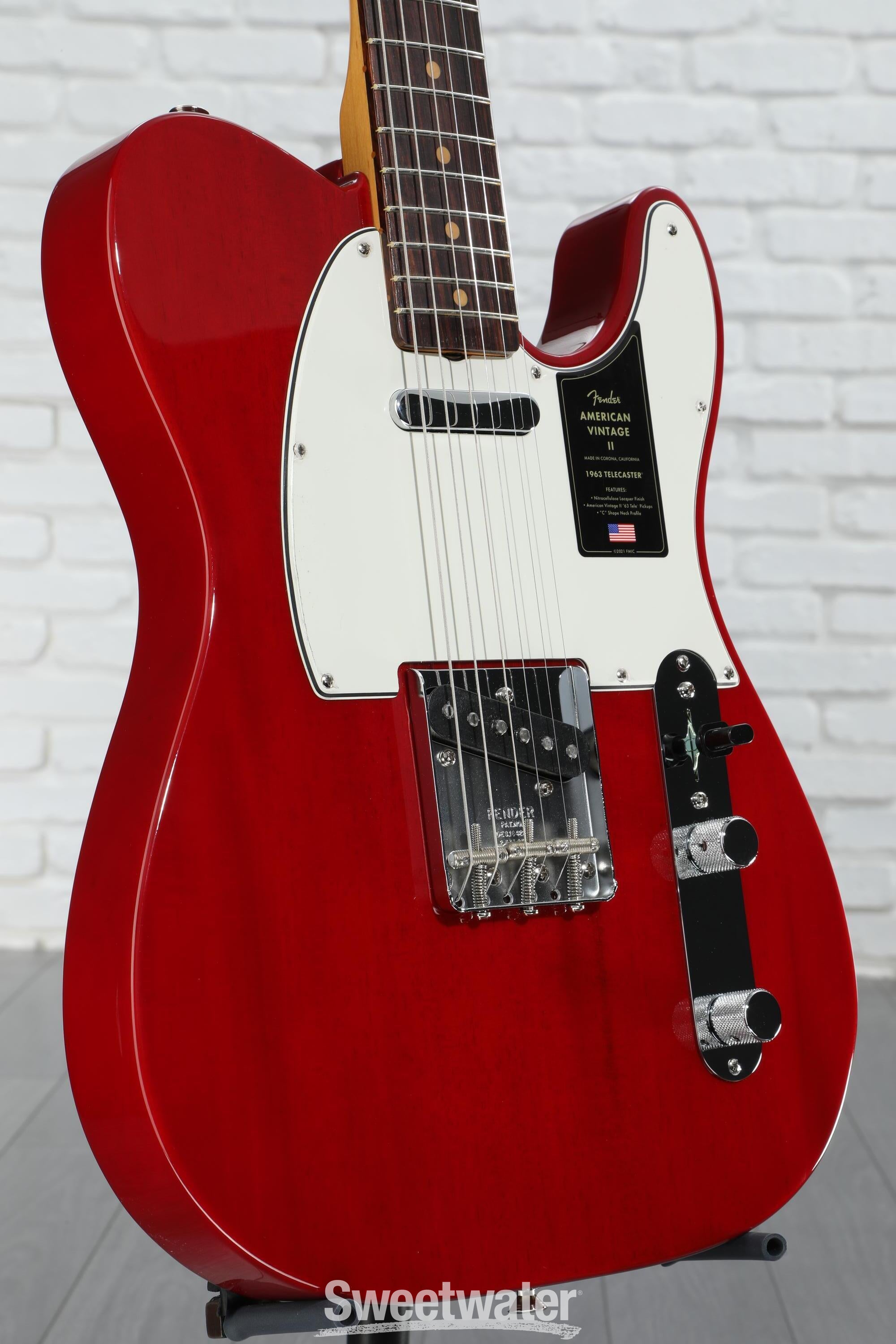 Fender American Vintage II 1963 Telecaster Electric Guitar - Red