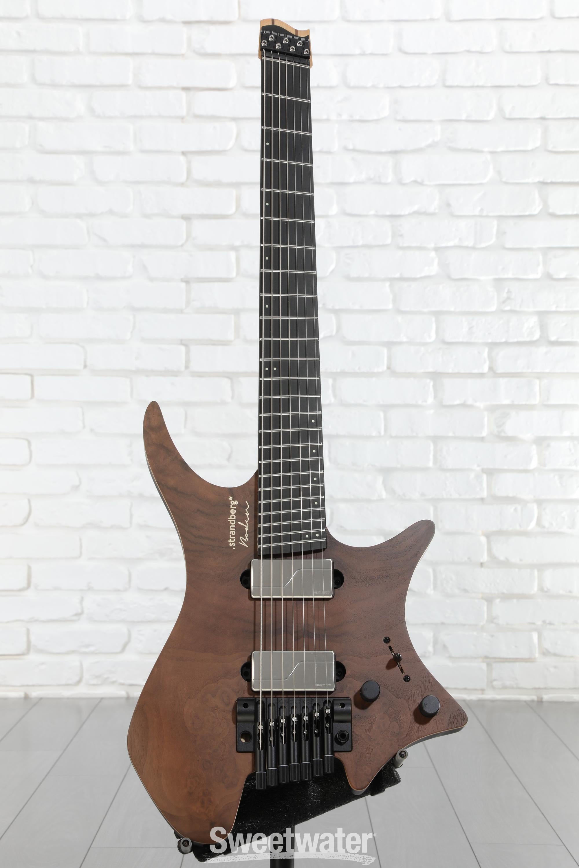 Strandberg Boden Prog NX 7 Electric Guitar - Natural Walnut Burl
