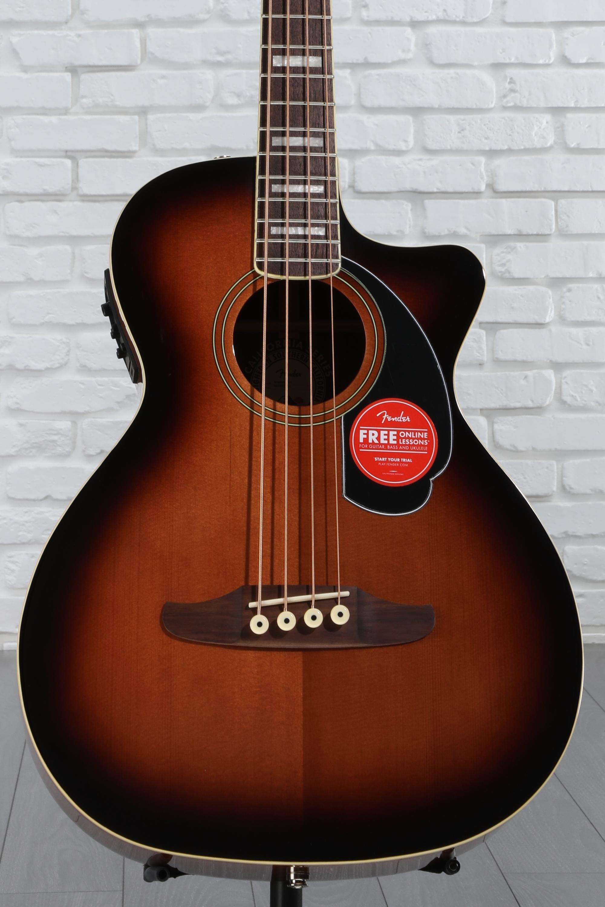 Fender KINGMAN アコースティックベース Fender Kingman Acoustic-electric Bass - Shaded Edge Burst