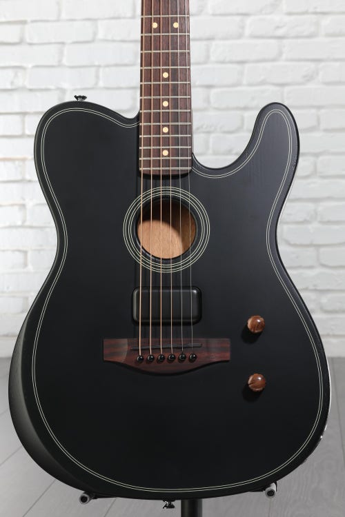Fender Acoustasonic Standard Telecaster Acoustic-electric Guitar - Black
