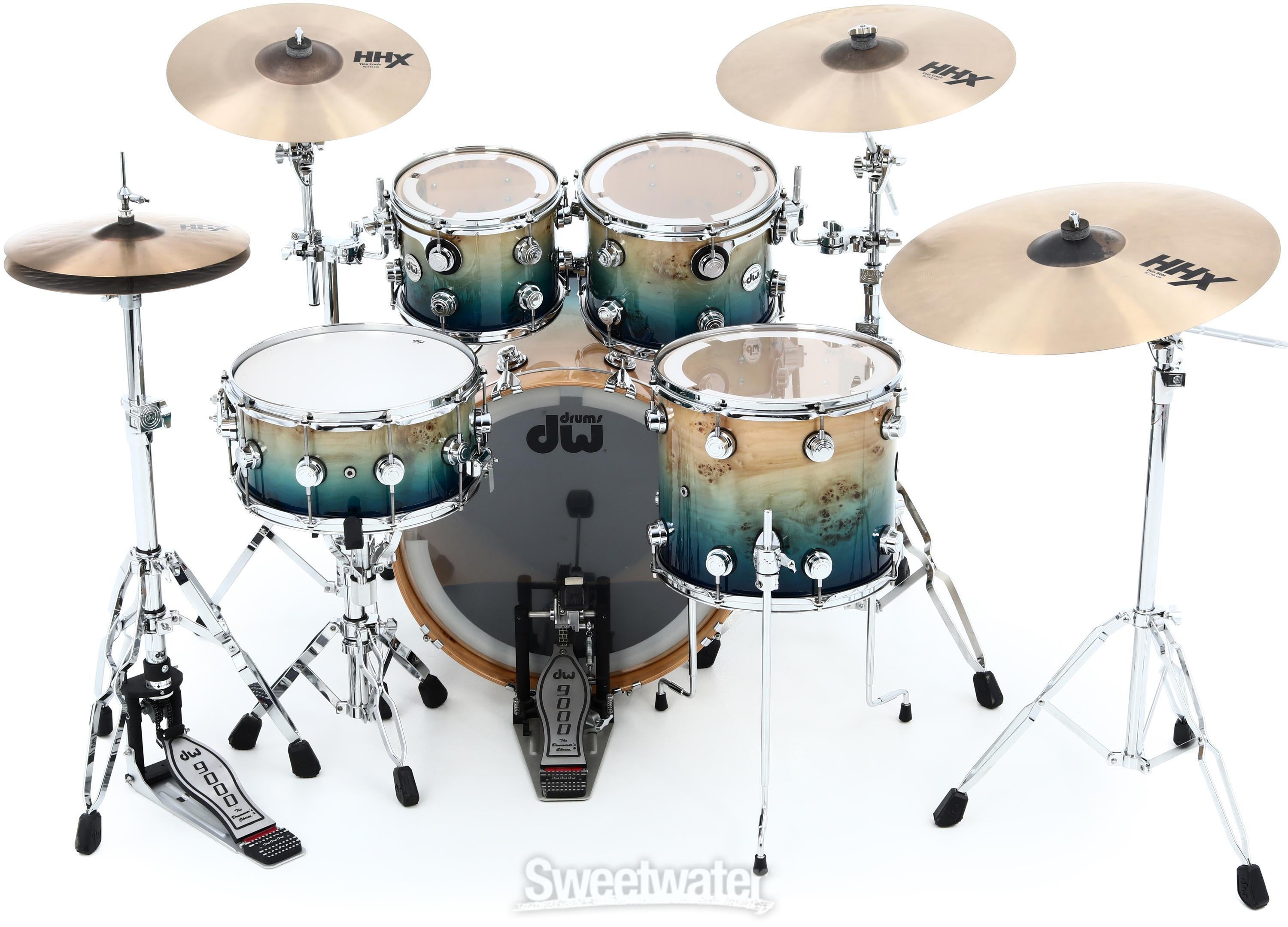 V系★東京カルテット★BLUE ver.＆GREEN ver.★CD★2点セット DW USA Collectors Series - 5pc Pure Birch HVLT Shell Pack - Azure