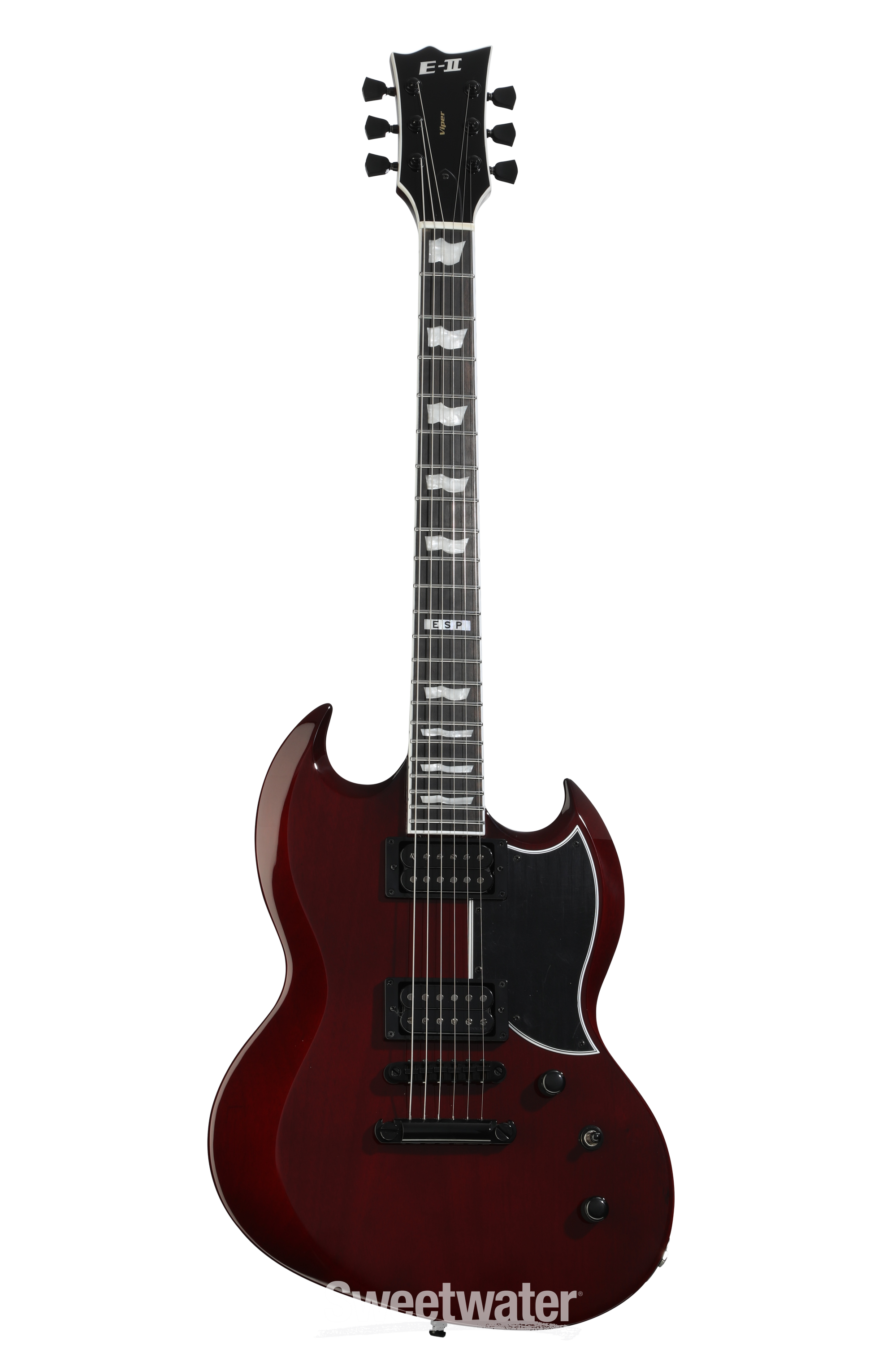 ESP E-II Viper Electric Guitar - See-thru Black Cherry