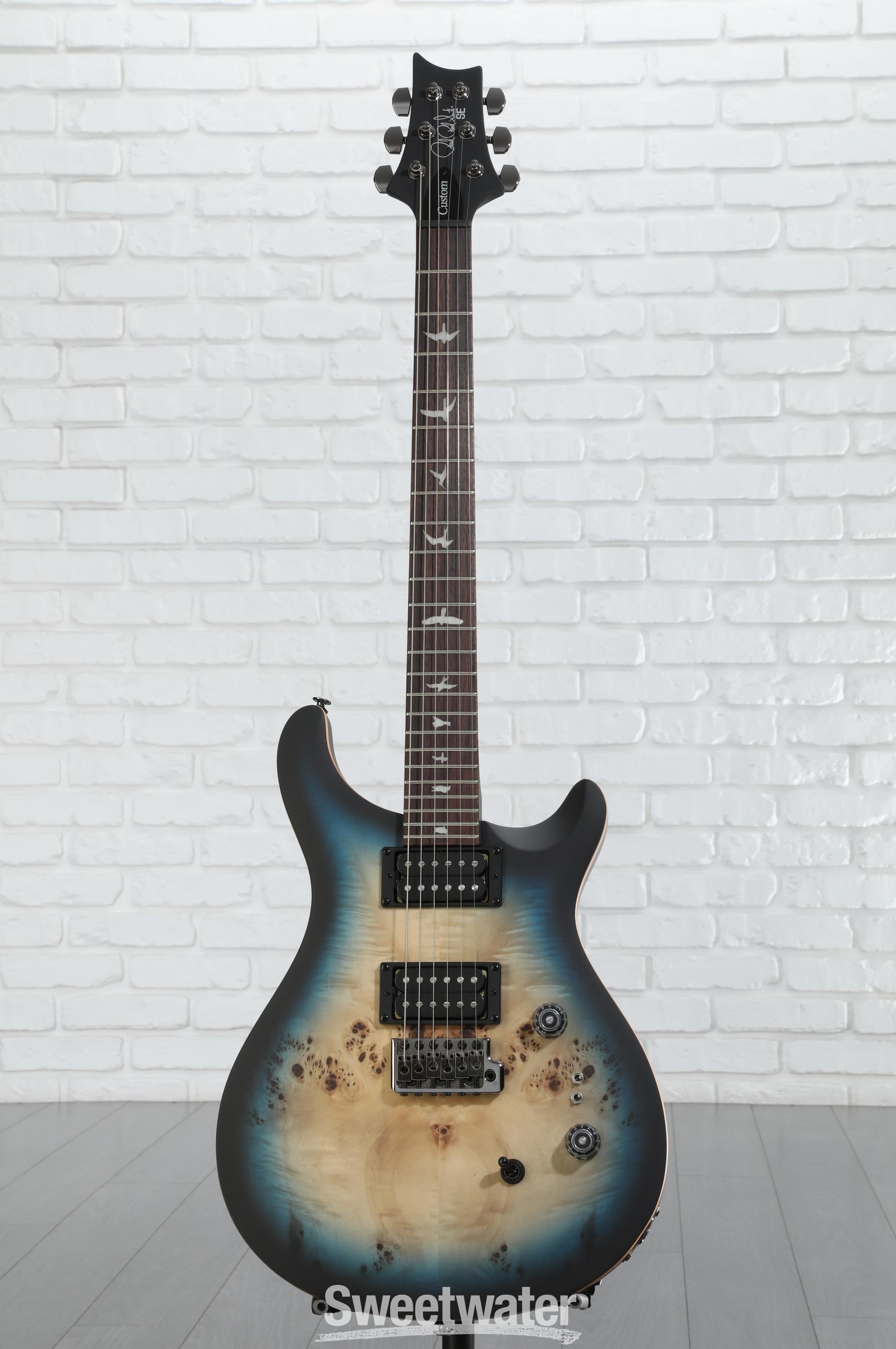 ギター PRS SE Custom24 Lake Blue Midnight Burst PRS SE Custom 24-08 Quilt Package Electric Guitar Lake Blue