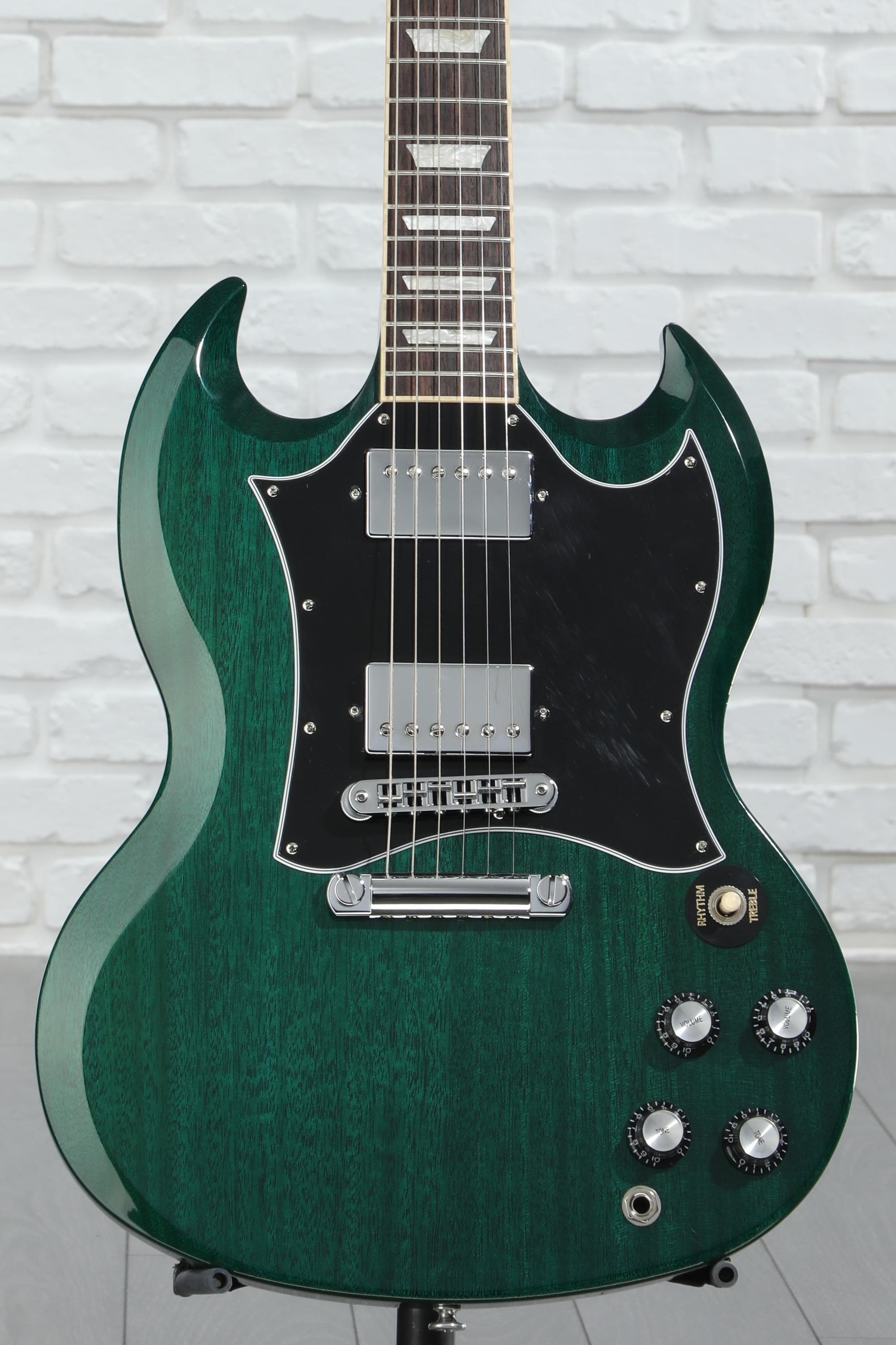 Gibson SG Standard Electric Guitar Translucent Teal | Guitar
