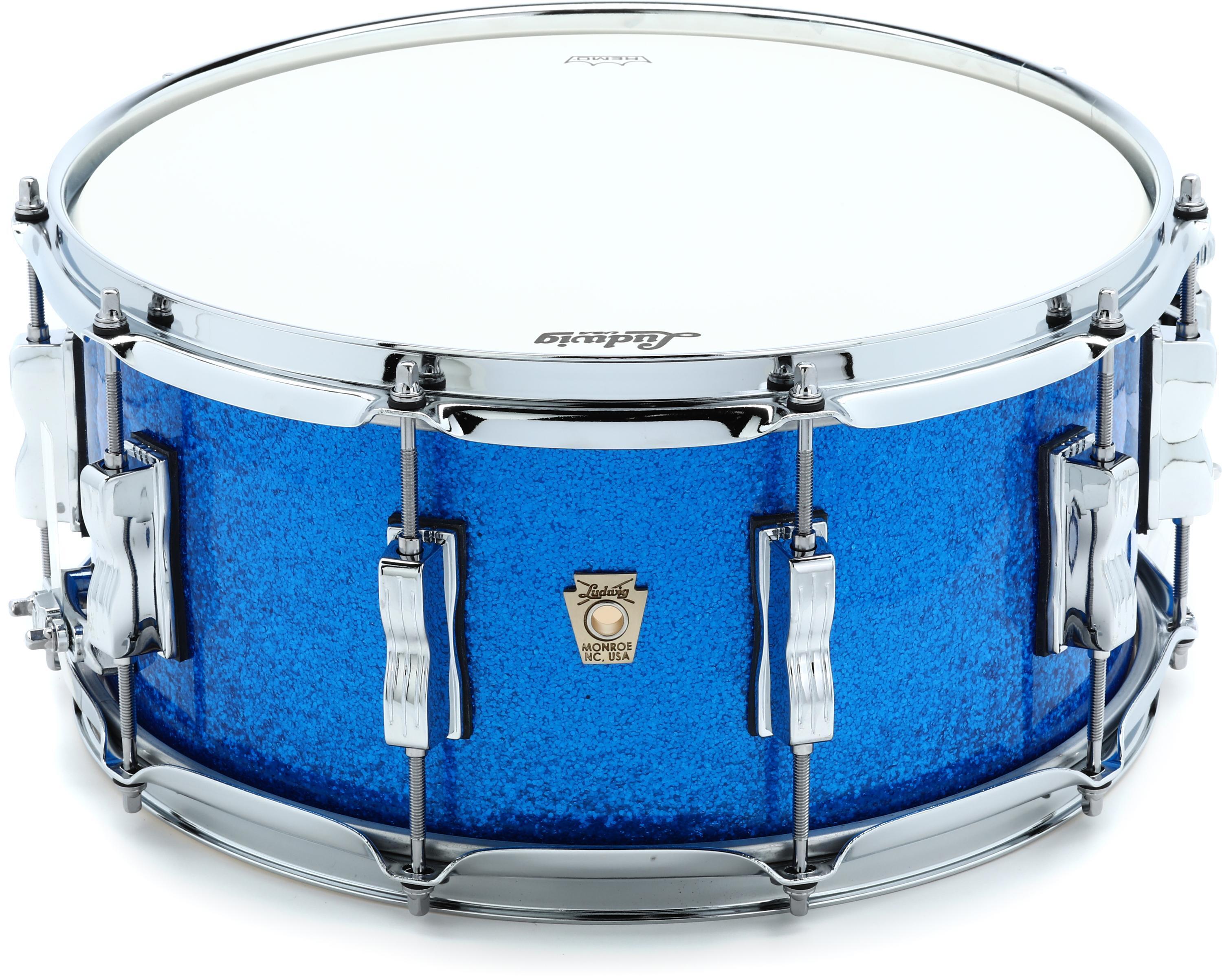 Birch Snare Drum 5.5x14 Blue Spkl - 楽器、器材