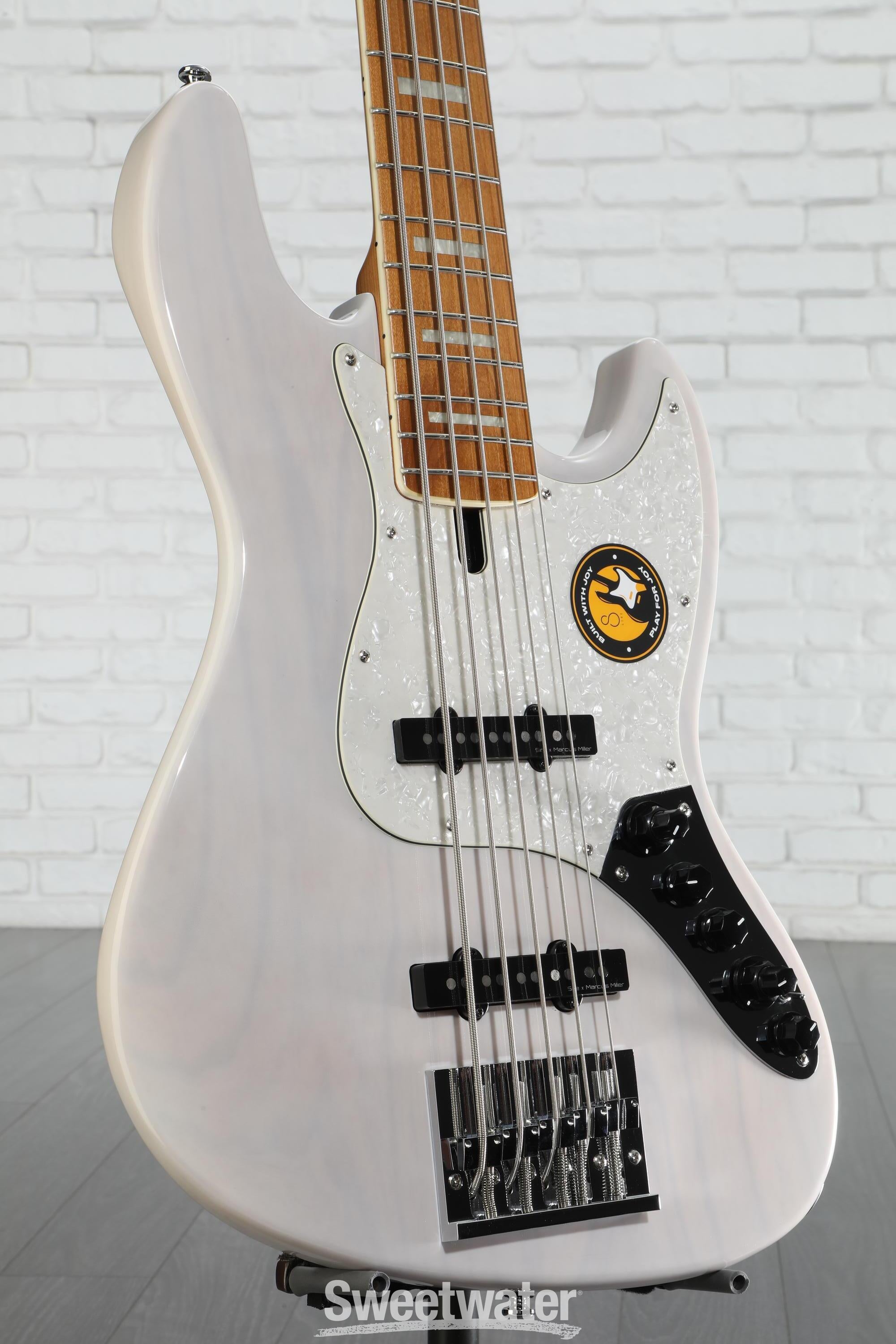 ベース Sire Marcus Miller V8 5-String Sire Marcus Miller V8 Swamp Ash 5-String Bass Guitar in