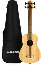 Photo of Kala U-Bass Bamboo Acoustic-Electric Bass Ukulele - Natural