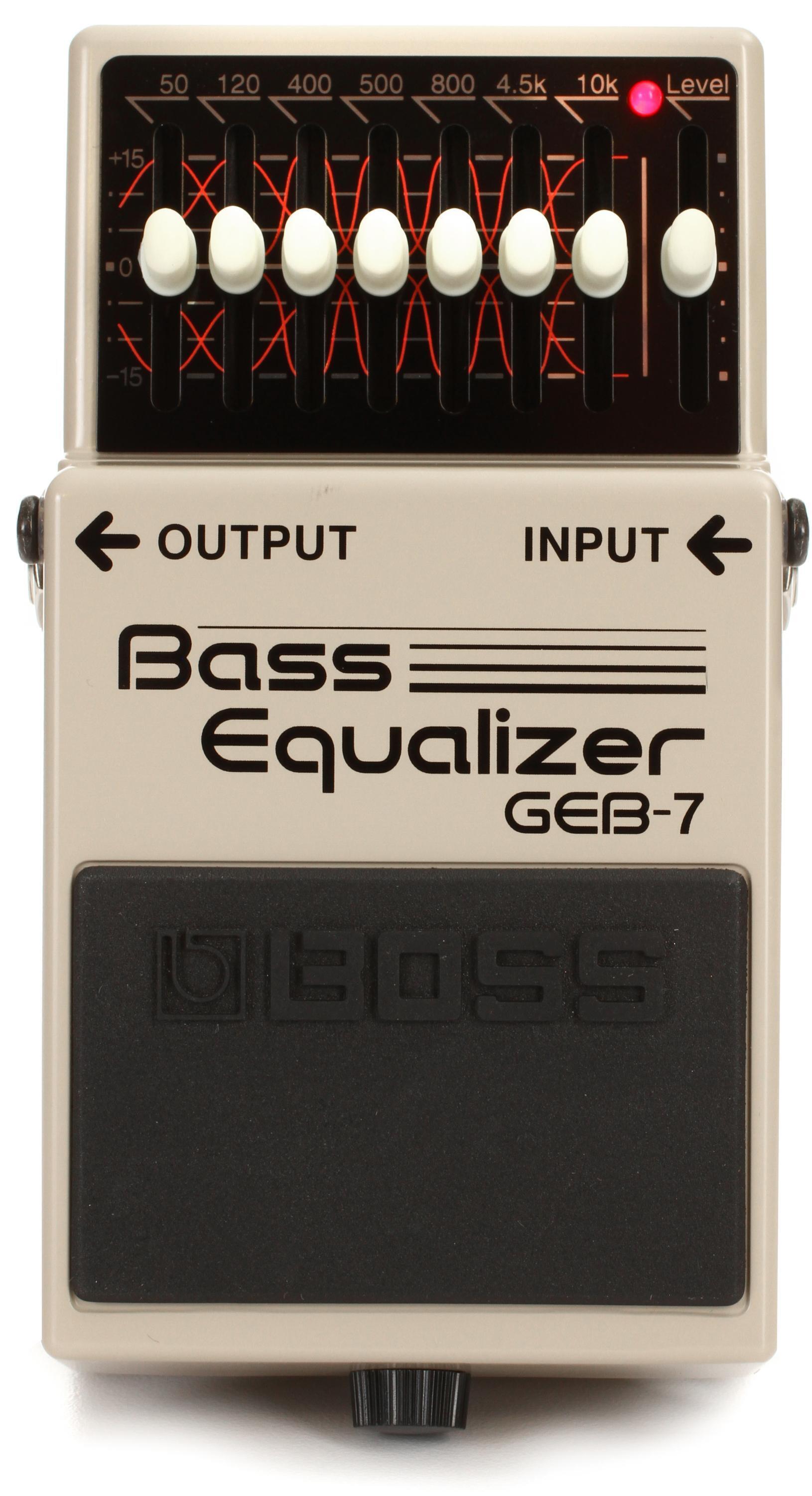Bundled Item: Boss GEB-7 7-band Bass EQ Pedal