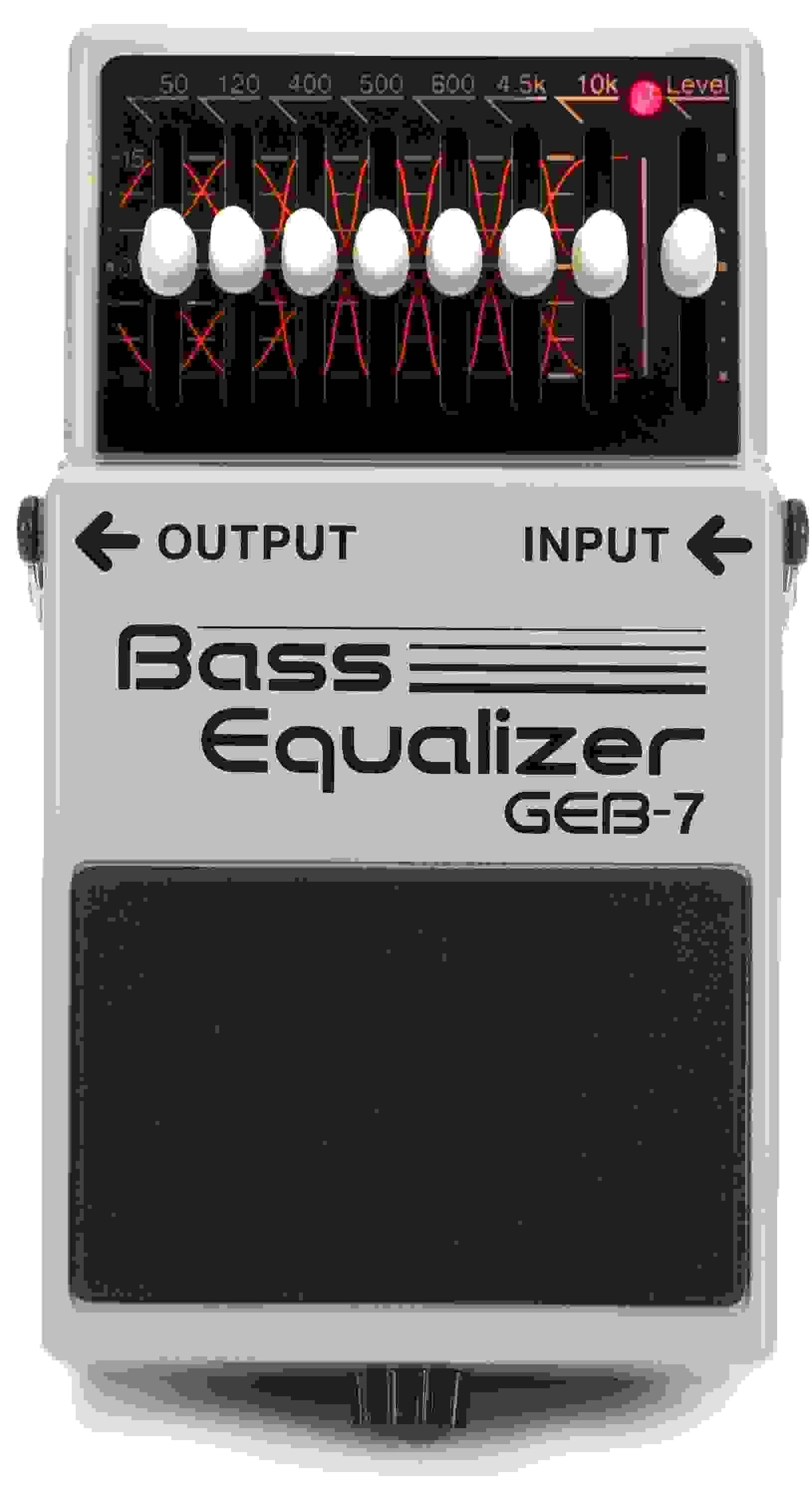 Boss GEB-7 7-band Bass EQ Pedal